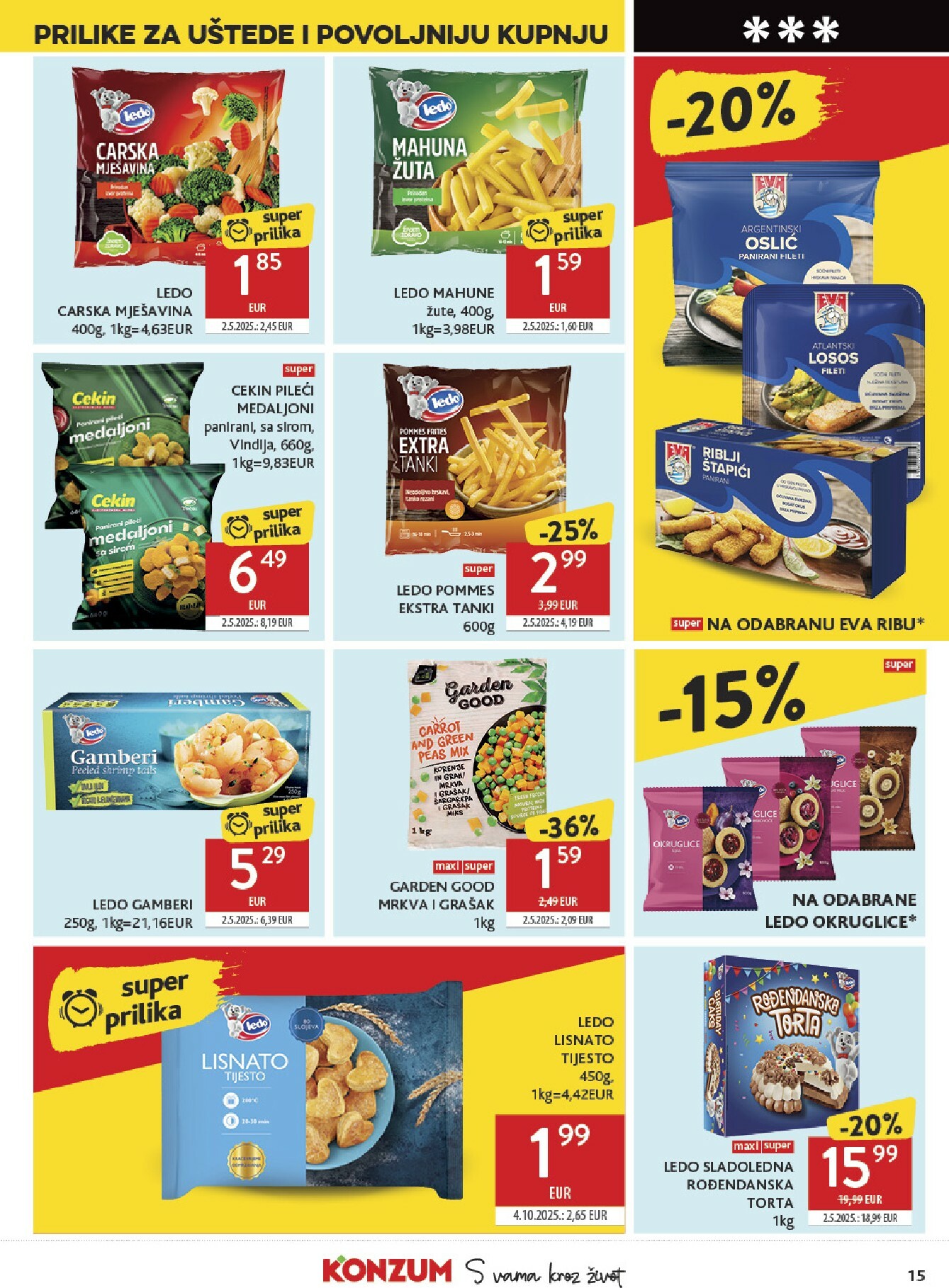 konzum - Prelistajte katalog Konzum, vrijedi od 21.01. do 27.01. - page: 15