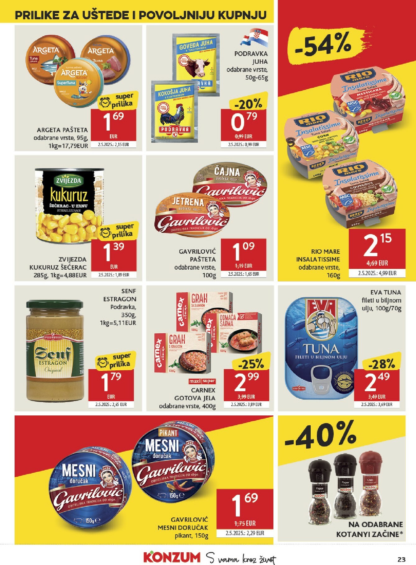 konzum - Prelistajte katalog Konzum, vrijedi od 21.01. do 27.01. - page: 23