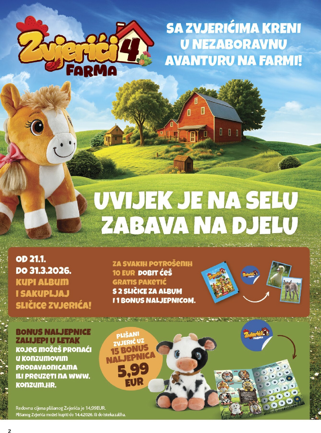 konzum - Prelistajte katalog Konzum, vrijedi od 21.01. do 27.01. - page: 2