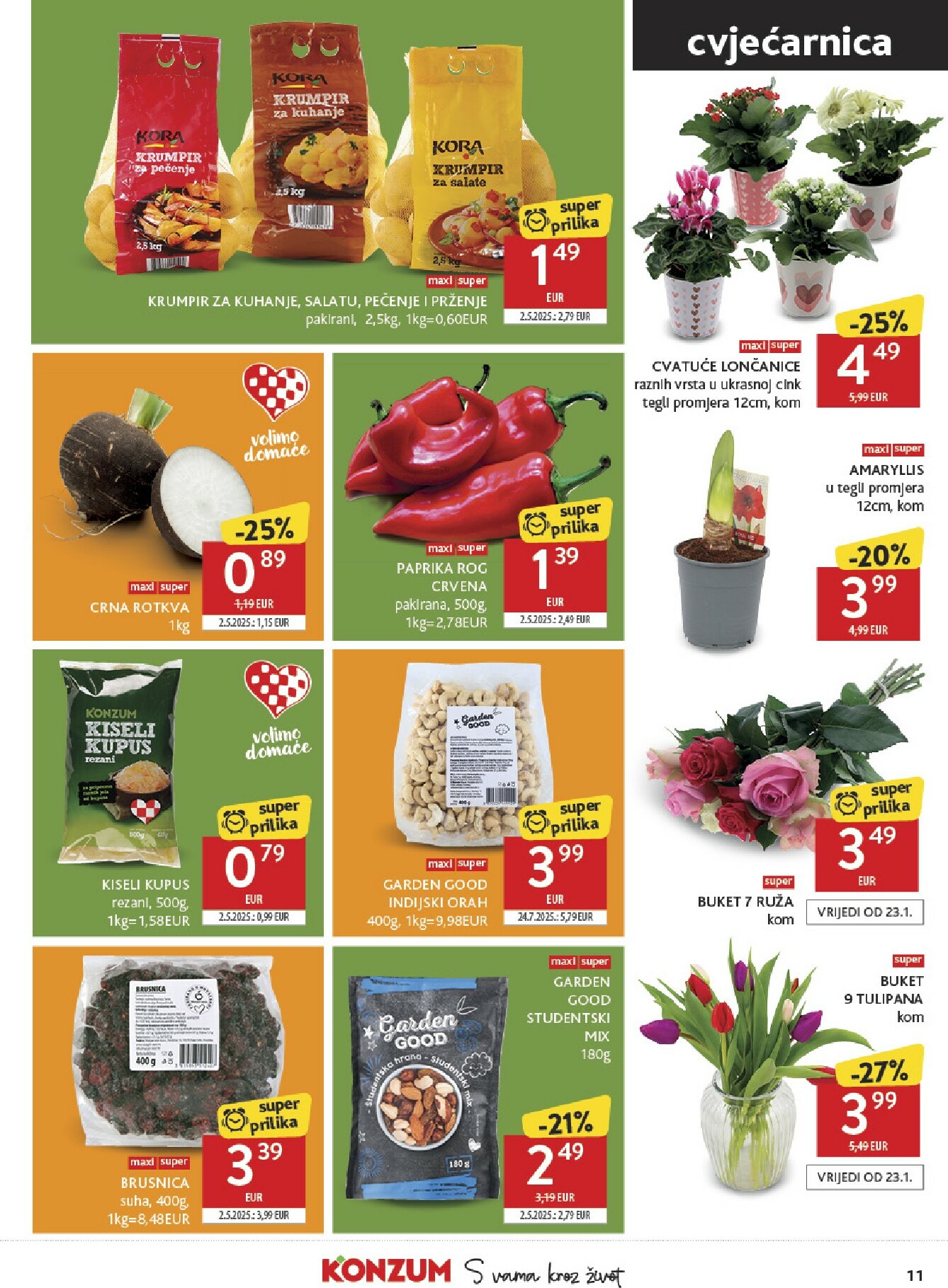 konzum - Prelistajte katalog Konzum, vrijedi od 21.01. do 27.01. - page: 11