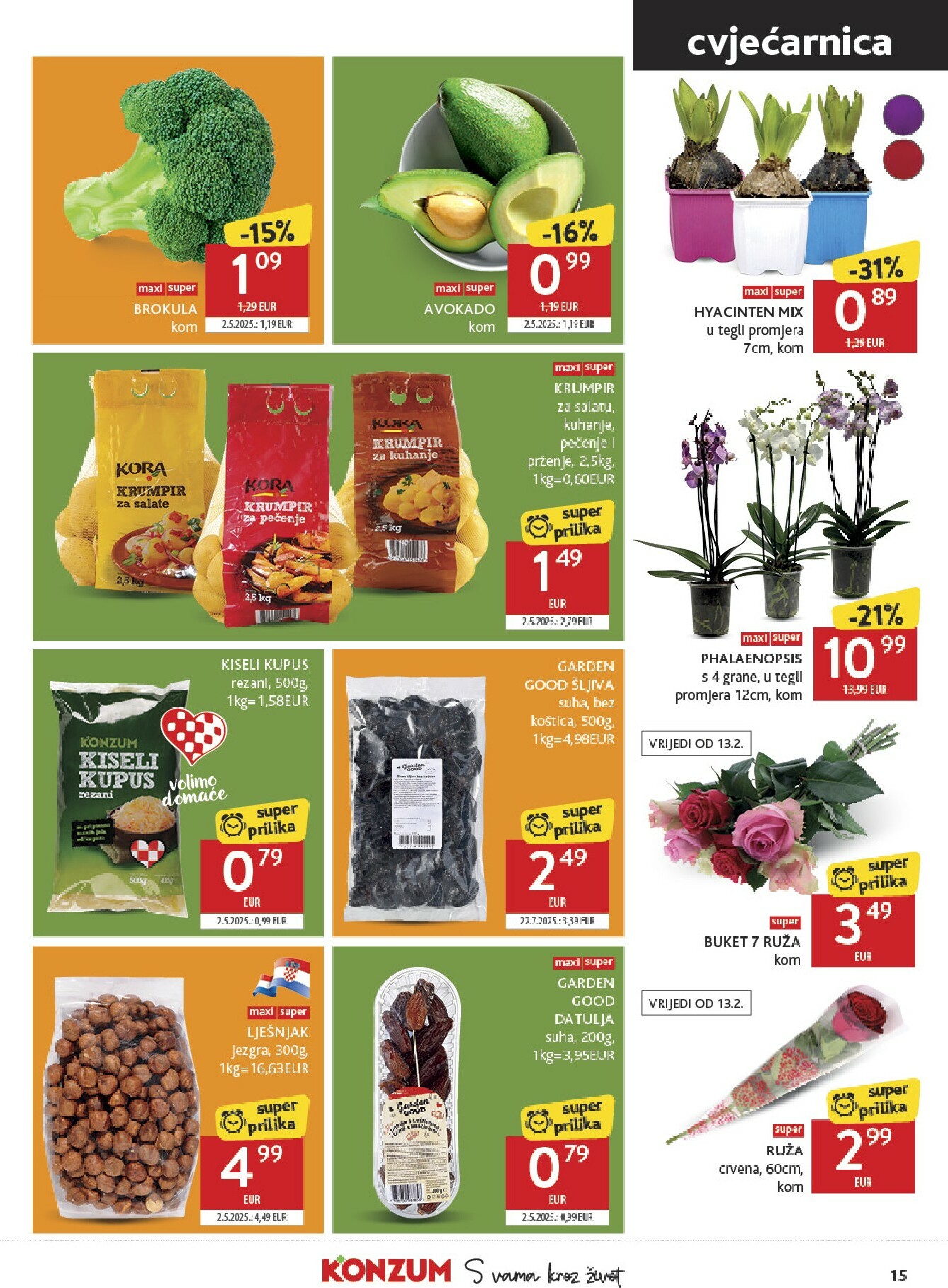 konzum - Prelistajte katalog Konzum, vrijedi od 11.02.2026 do 17.02.2026 - page: 15