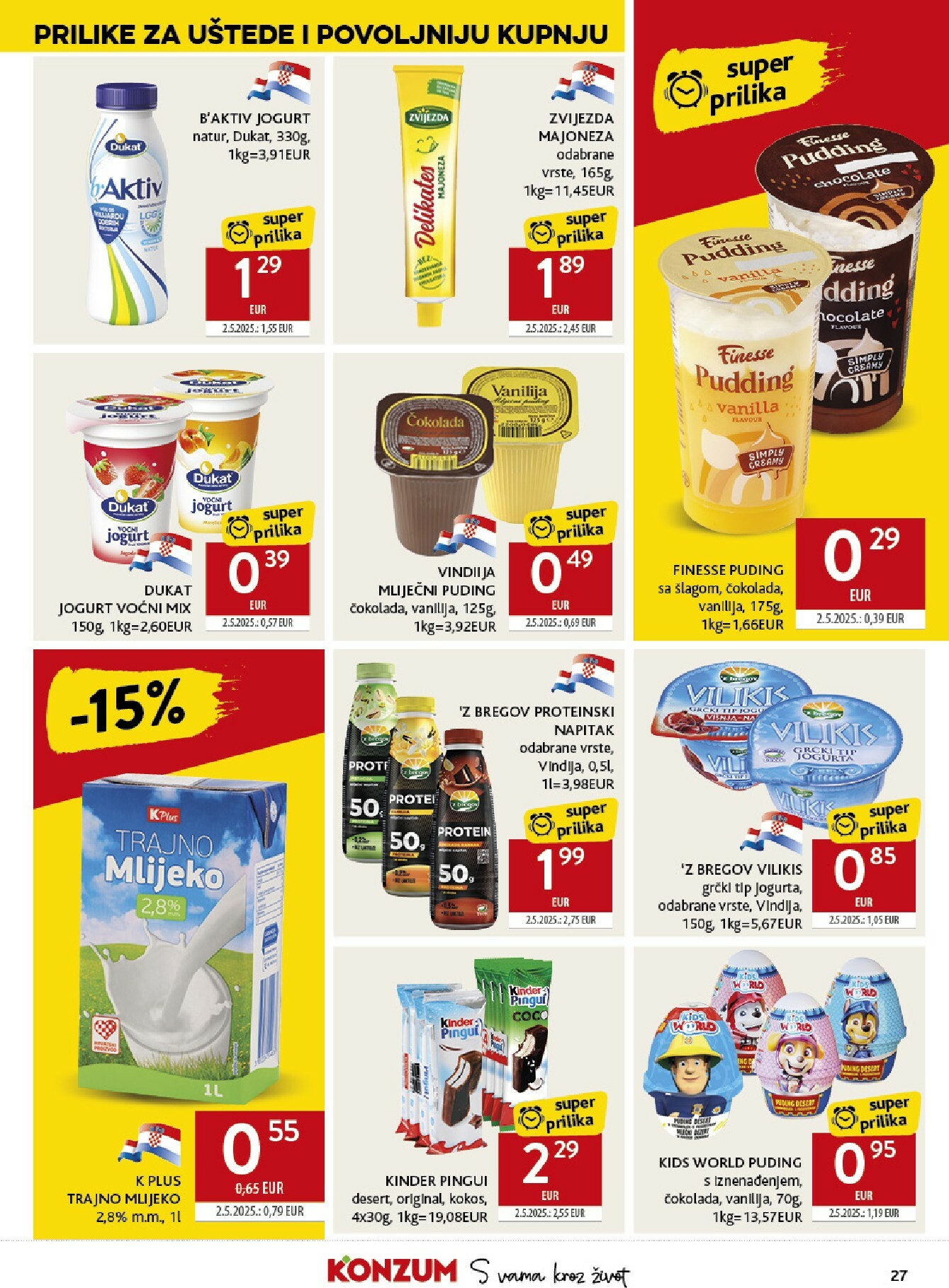 konzum - Prelistajte katalog Konzum, vrijedi od 18.02.2026 do 24.02.2026 - page: 27