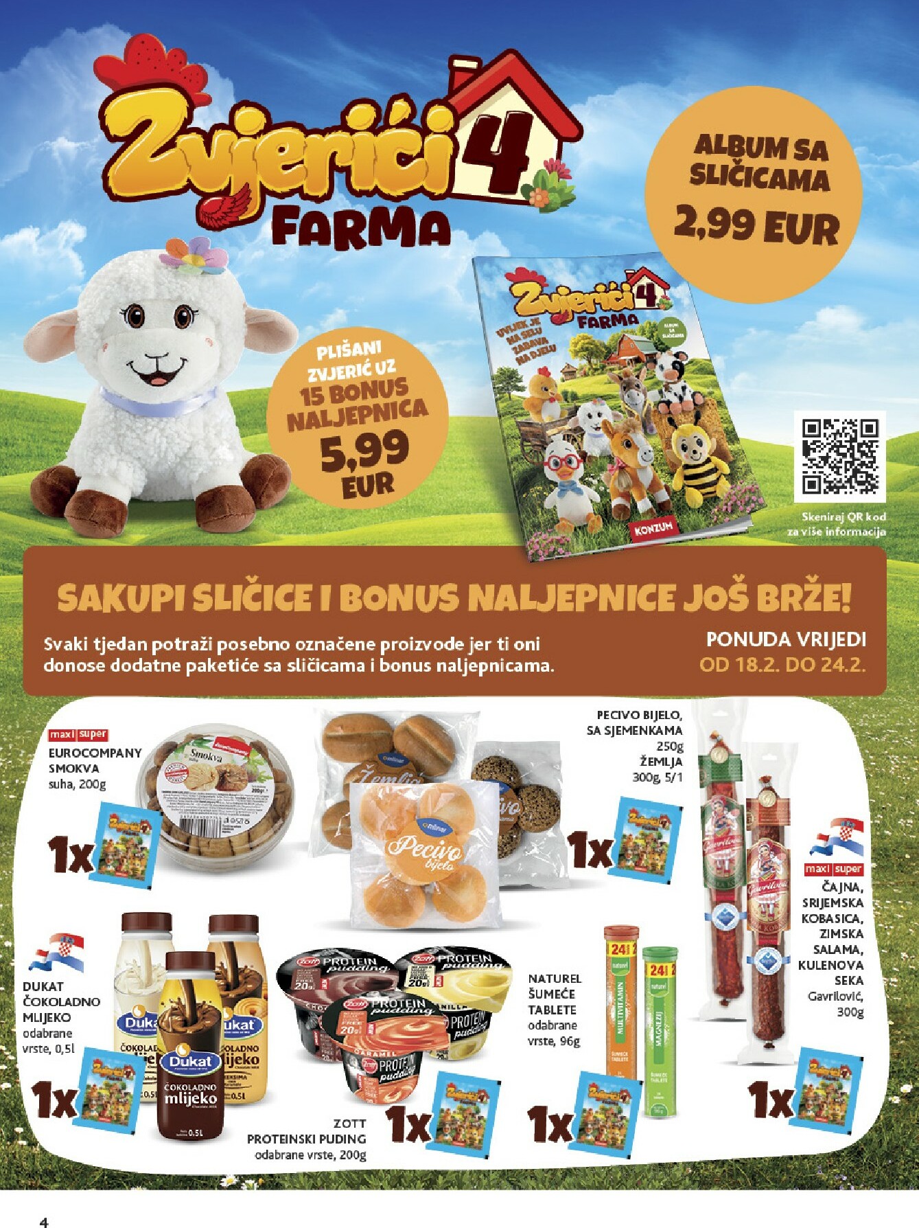 konzum - Prelistajte katalog Konzum, vrijedi od 18.02.2026 do 24.02.2026 - page: 4