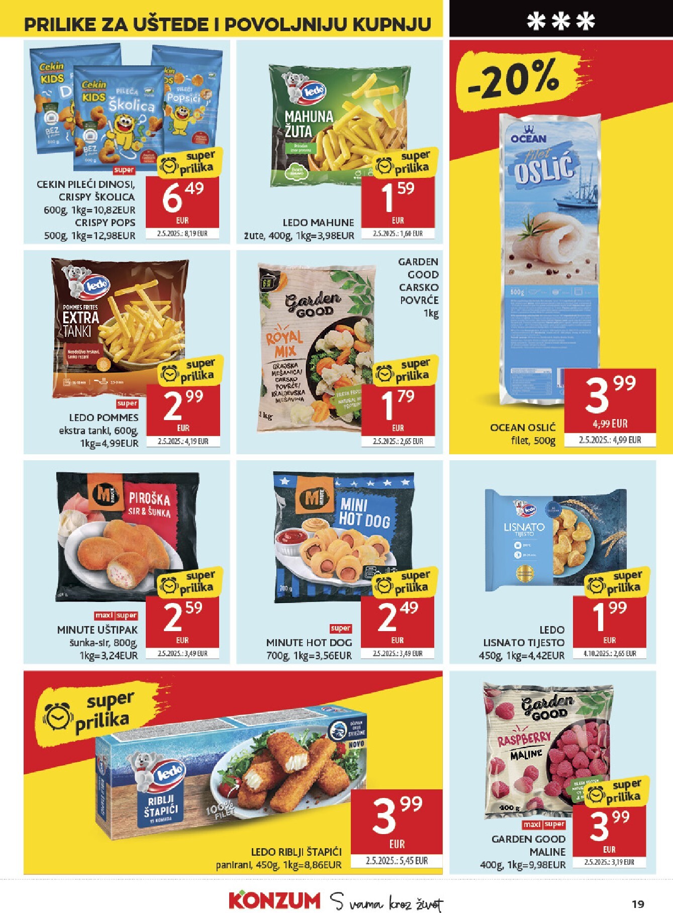konzum - Prelistajte katalog Konzum, vrijedi od 25.02.2026 do 03.03.2026 - page: 19