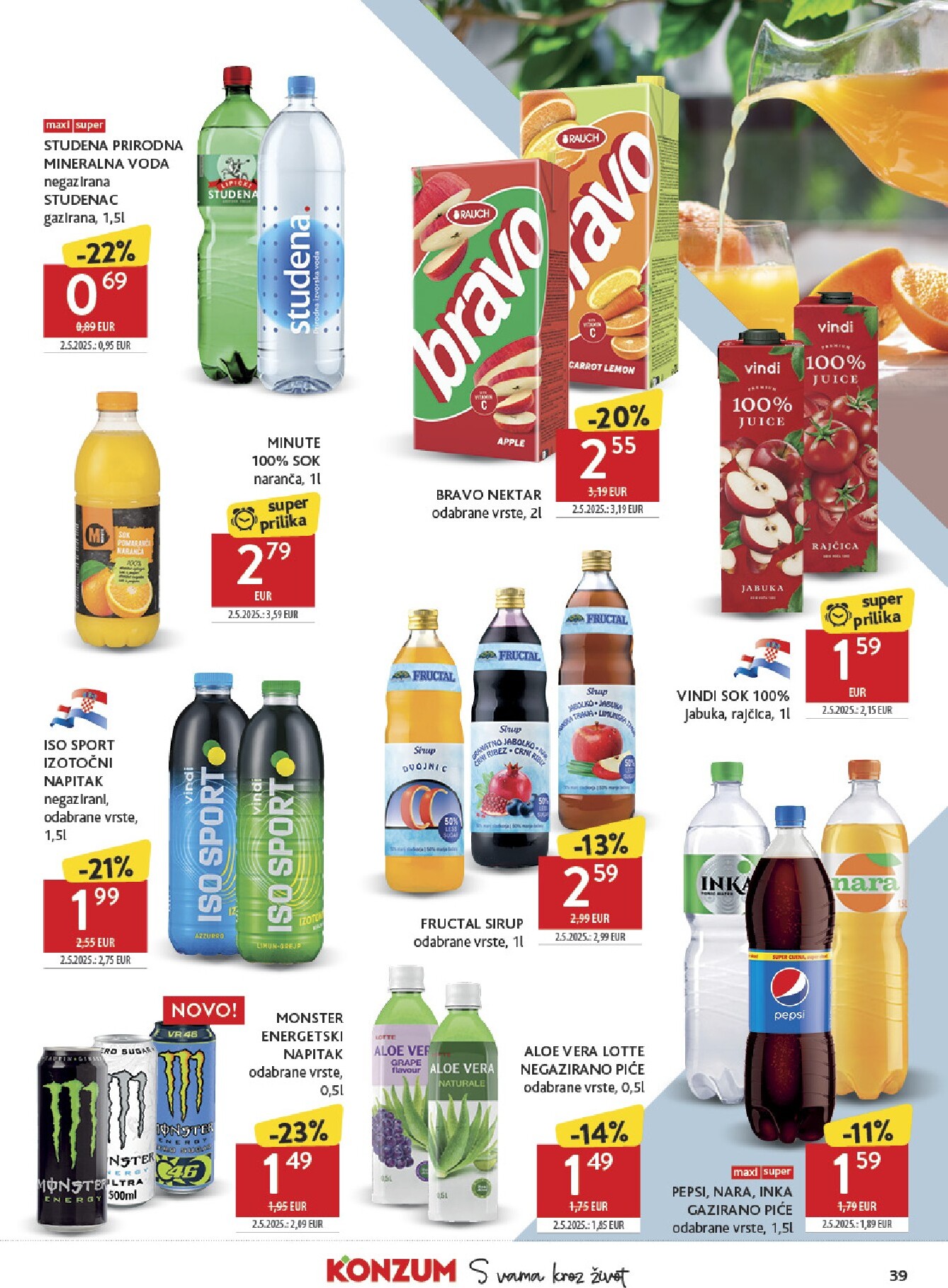 konzum - Prelistajte katalog Konzum, vrijedi od 25.02.2026 do 03.03.2026 - page: 39