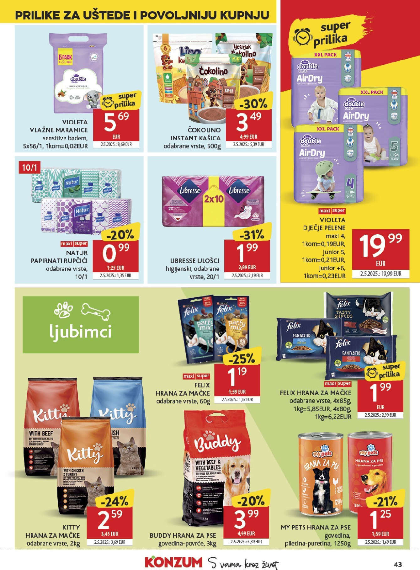 konzum - Prelistajte katalog Konzum, vrijedi od 25.02.2026 do 03.03.2026 - page: 43