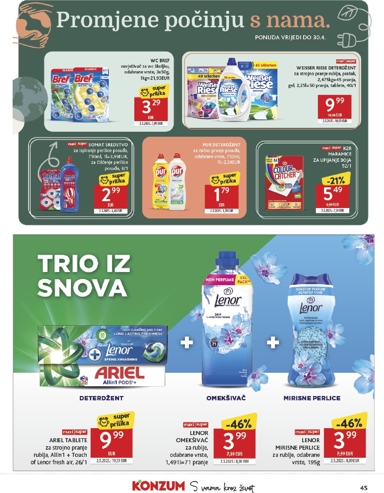 konzum - Prelistajte katalog Konzum, vrijedi od 04.03.2026 do 10.03.2026 - page: 45