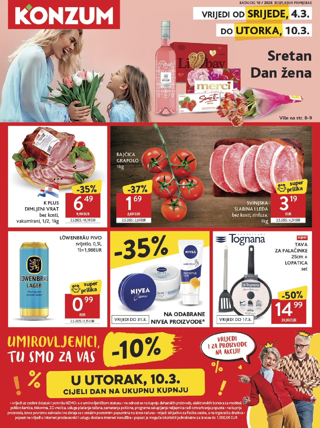 konzum - Prelistajte katalog Konzum, vrijedi od 04.03.2026 do 10.03.2026 - page: 1