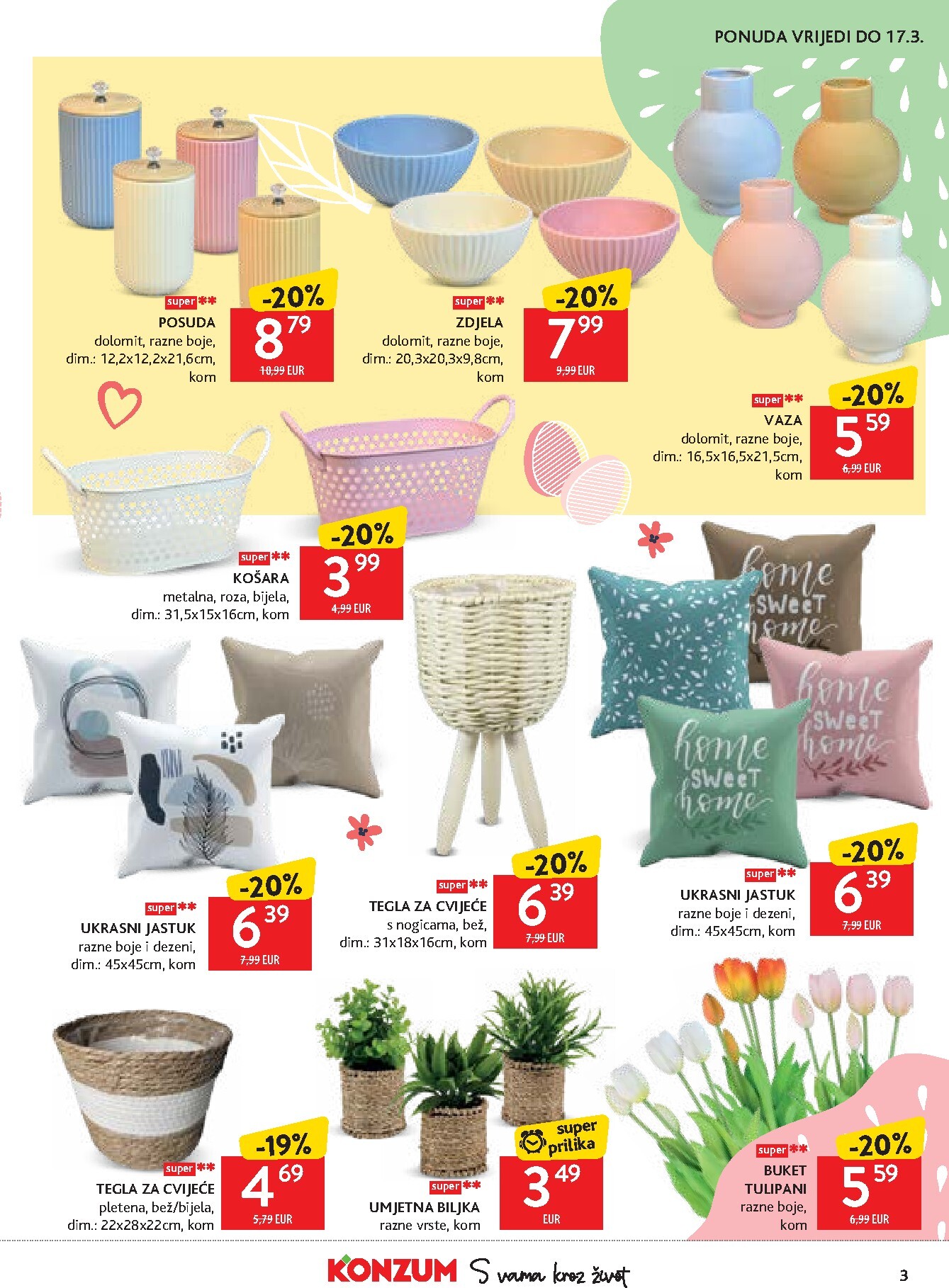 konzum - Prelistajte katalog Konzum - Uskrsna ponuda, vrijedi od 04.03.2026 do 17.03.2026 - page: 3