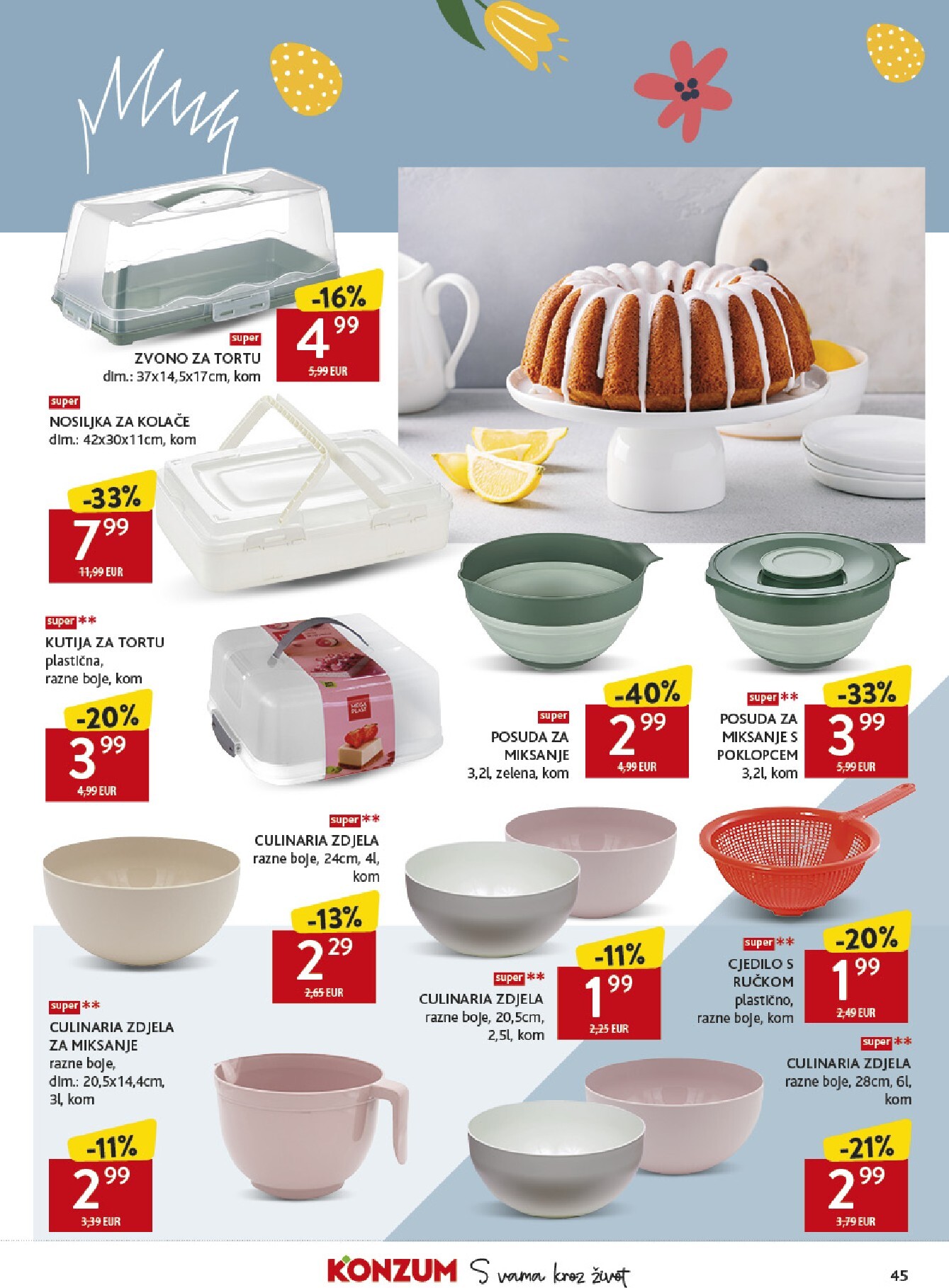 konzum - Prelistajte katalog Konzum, vrijedi od 11.03.2026 do 17.03.2026 - page: 45