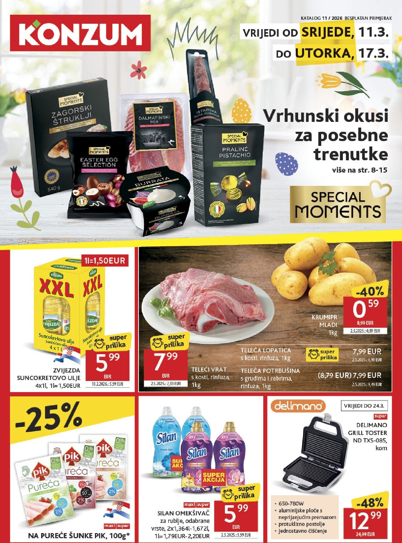 konzum - Prelistajte katalog Konzum, vrijedi od 11.03.2026 do 17.03.2026