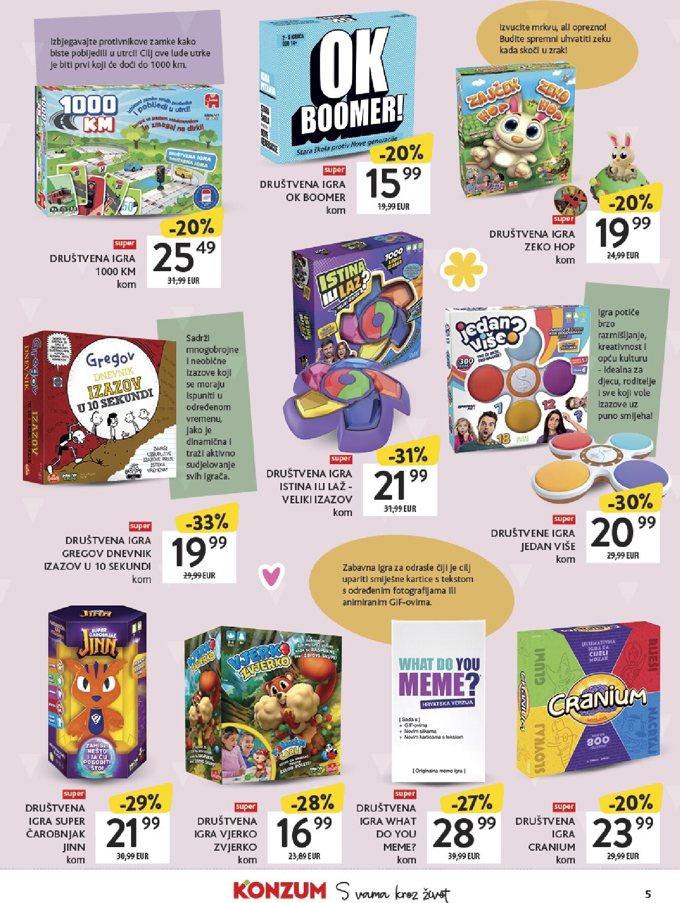 konzum - Prelistajte katalog Konzum - Katalog igračaka, vrijedi od 09.03.2026 do 05.04.2026 - page: 5