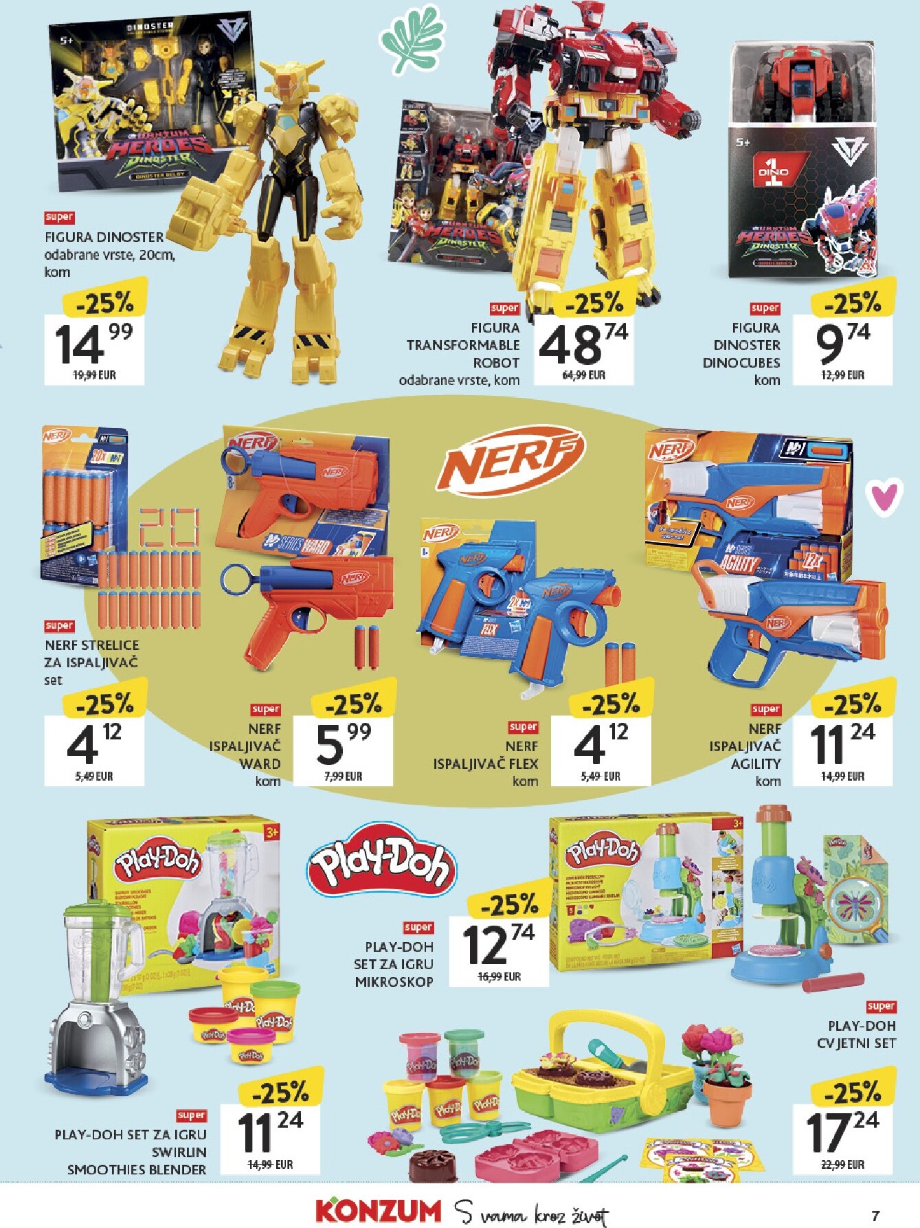 konzum - Prelistajte katalog Konzum - Katalog igračaka, vrijedi od 09.03.2026 do 05.04.2026 - page: 7