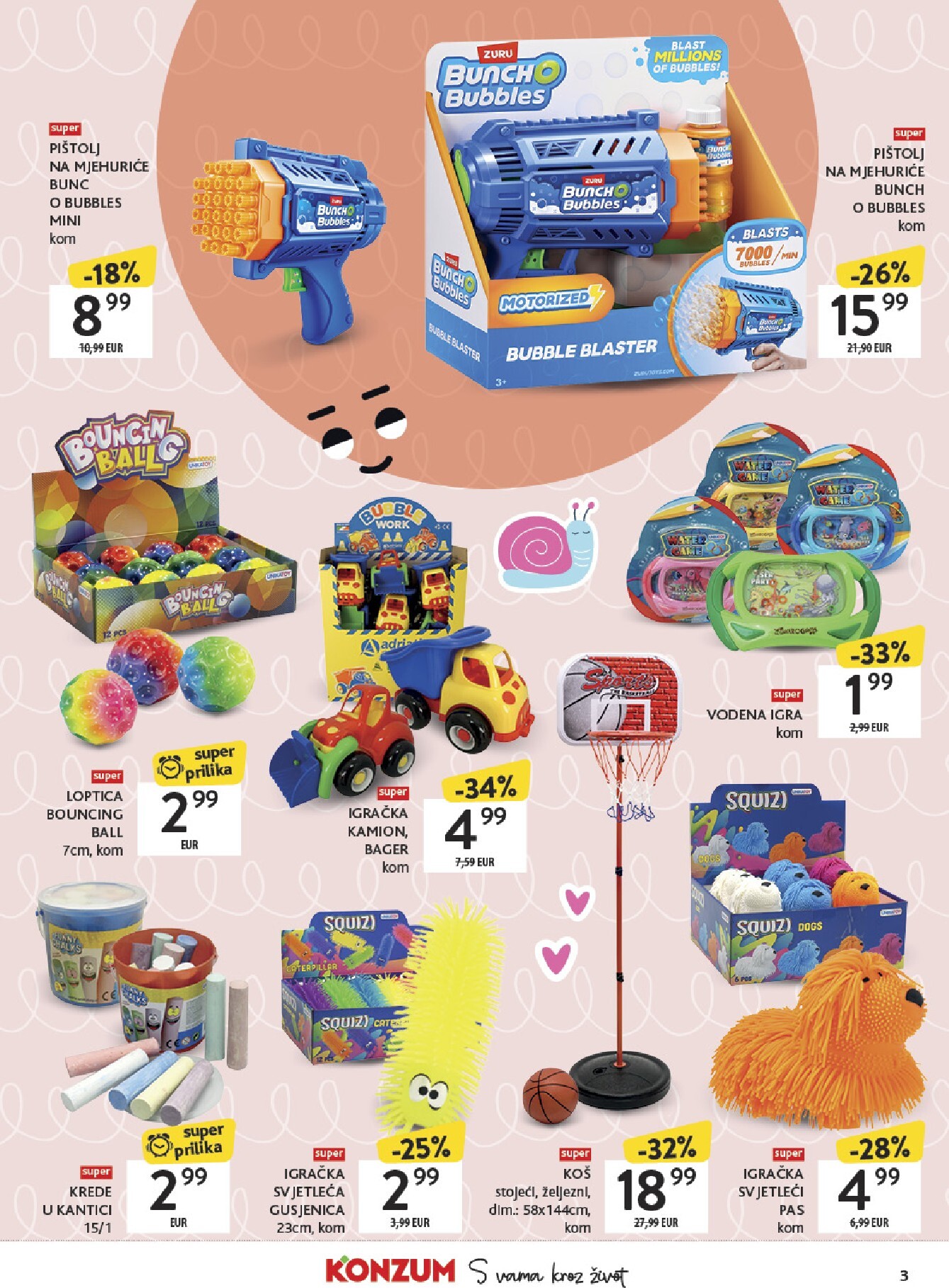 konzum - Prelistajte katalog Konzum - Katalog igračaka, vrijedi od 09.03.2026 do 05.04.2026 - page: 3