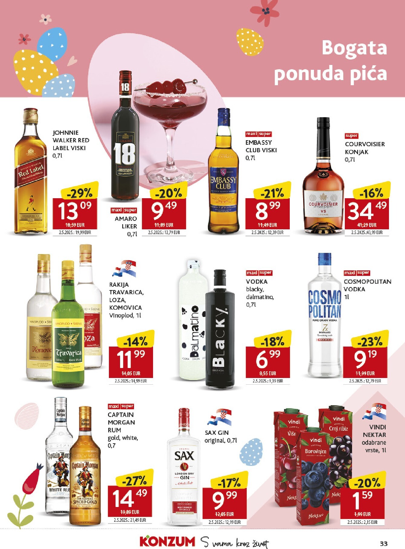 konzum - Prelistajte katalog Konzum, vrijedi od 18.03.2026 do 24.03.2026 - page: 33