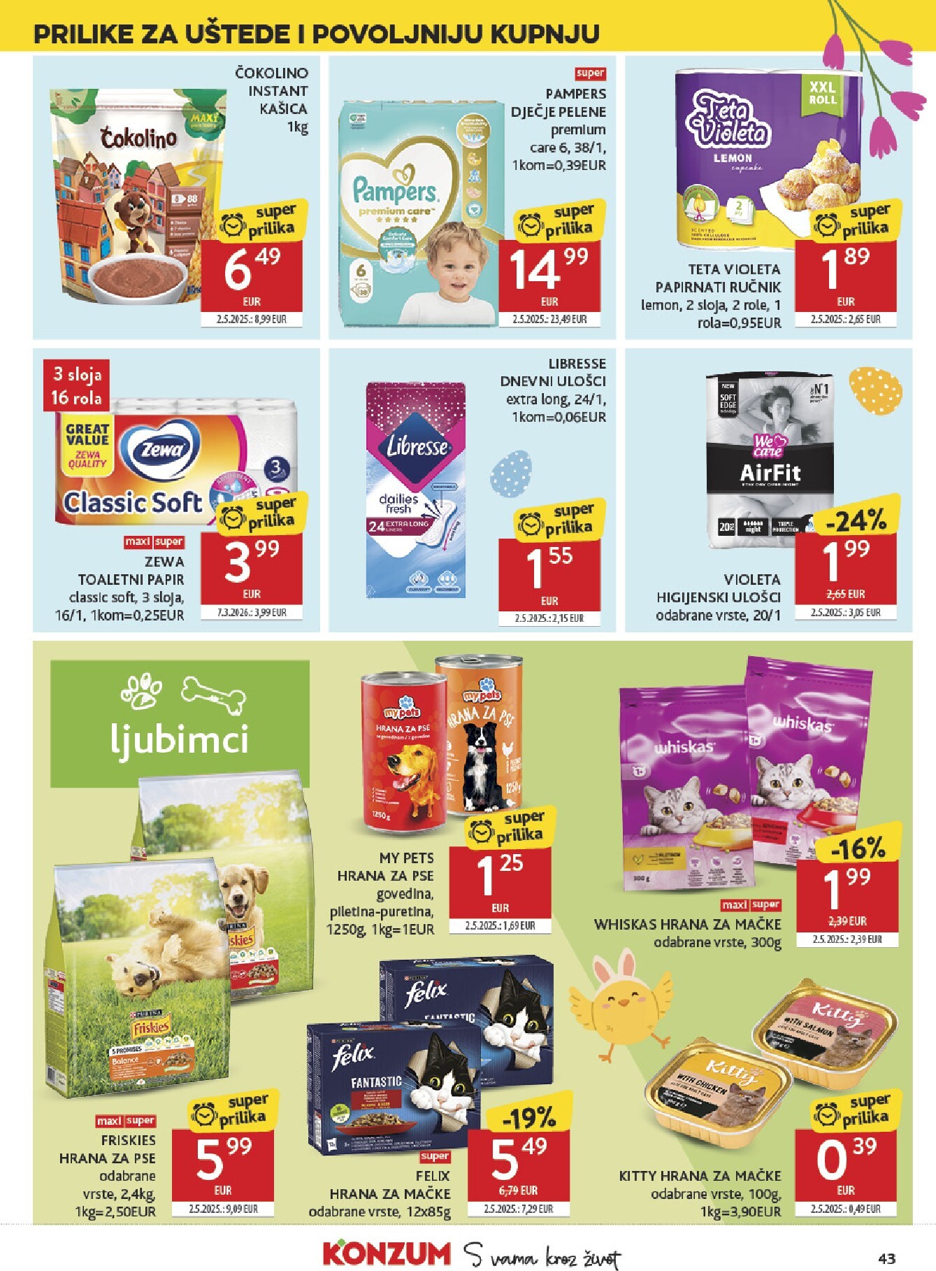 konzum - Prelistajte katalog Konzum, vrijedi od 25.03.2026 do 04.04.2026 - page: 43