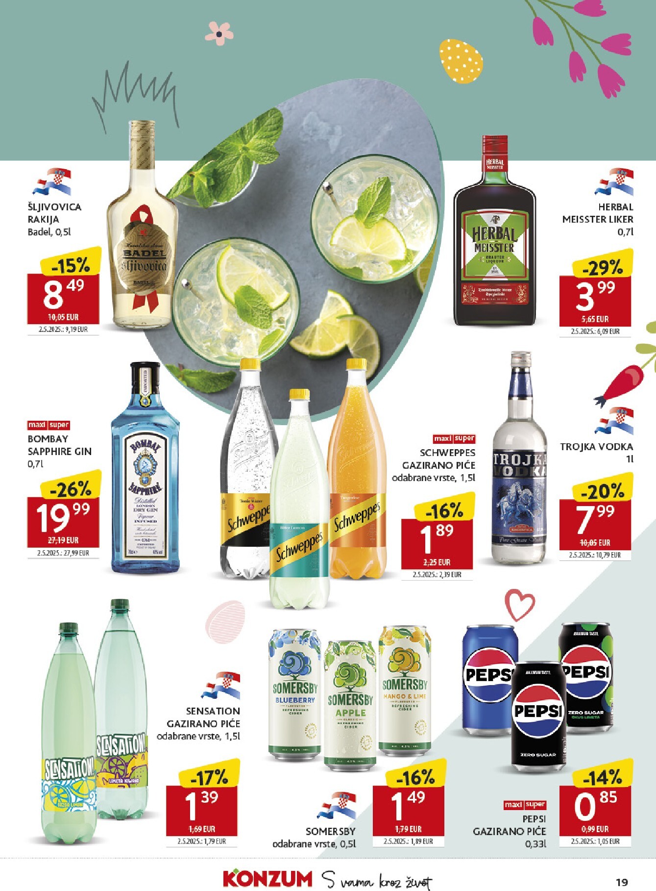 konzum - Prelistajte katalog Konzum, vrijedi od 25.03.2026 do 04.04.2026 - page: 19