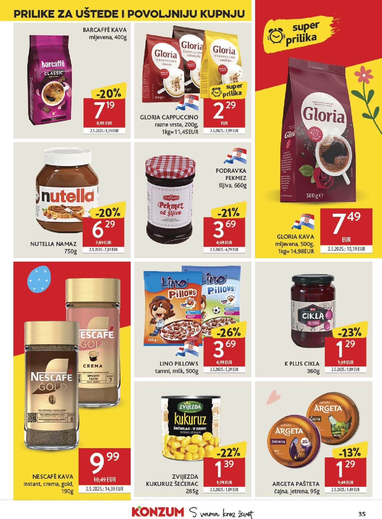 konzum - Prelistajte katalog Konzum, vrijedi od 25.03.2026 do 04.04.2026 - page: 35