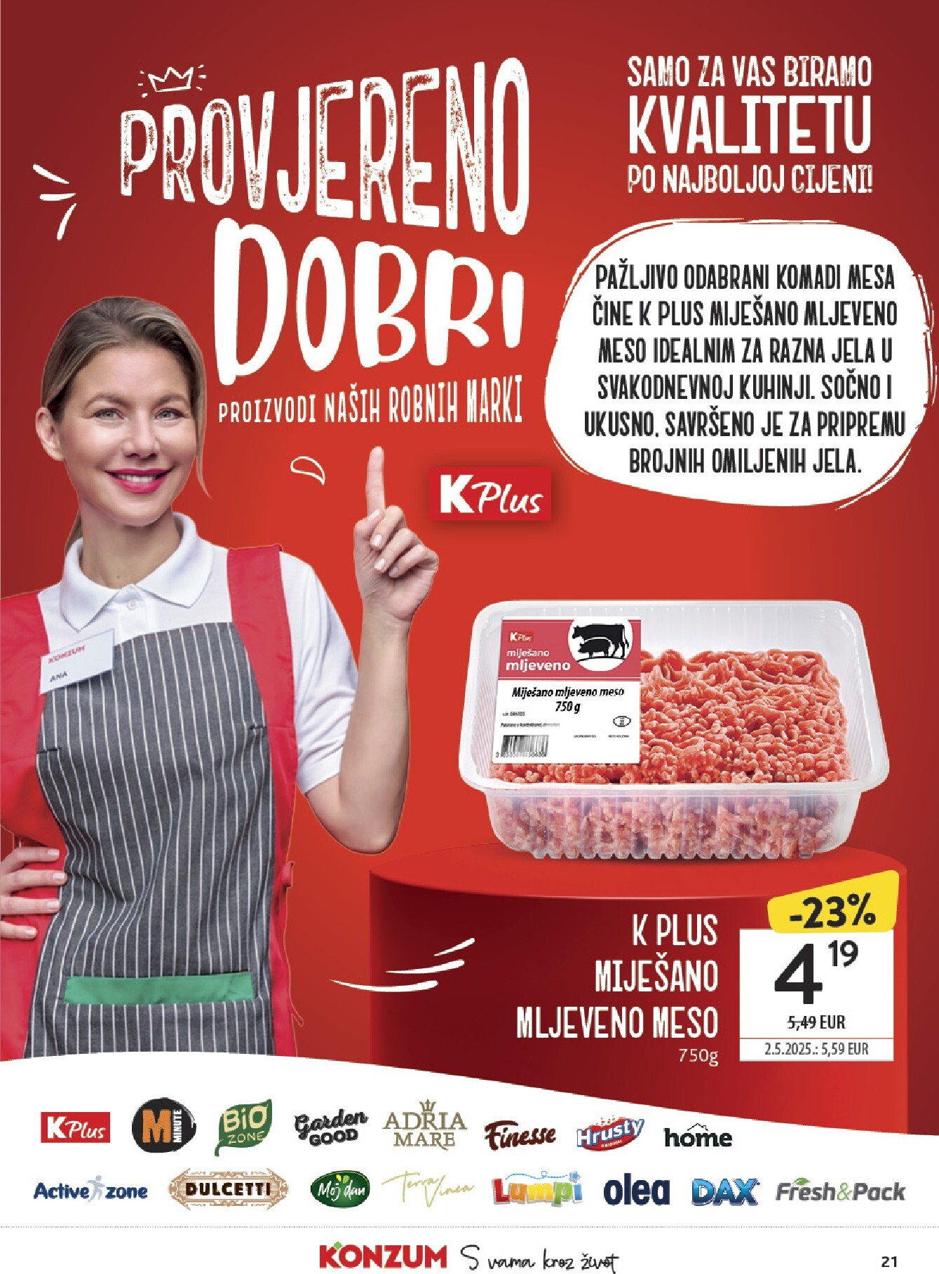 konzum - Prelistajte katalog Konzum, vrijedi od 25.03.2026 do 04.04.2026 - page: 21