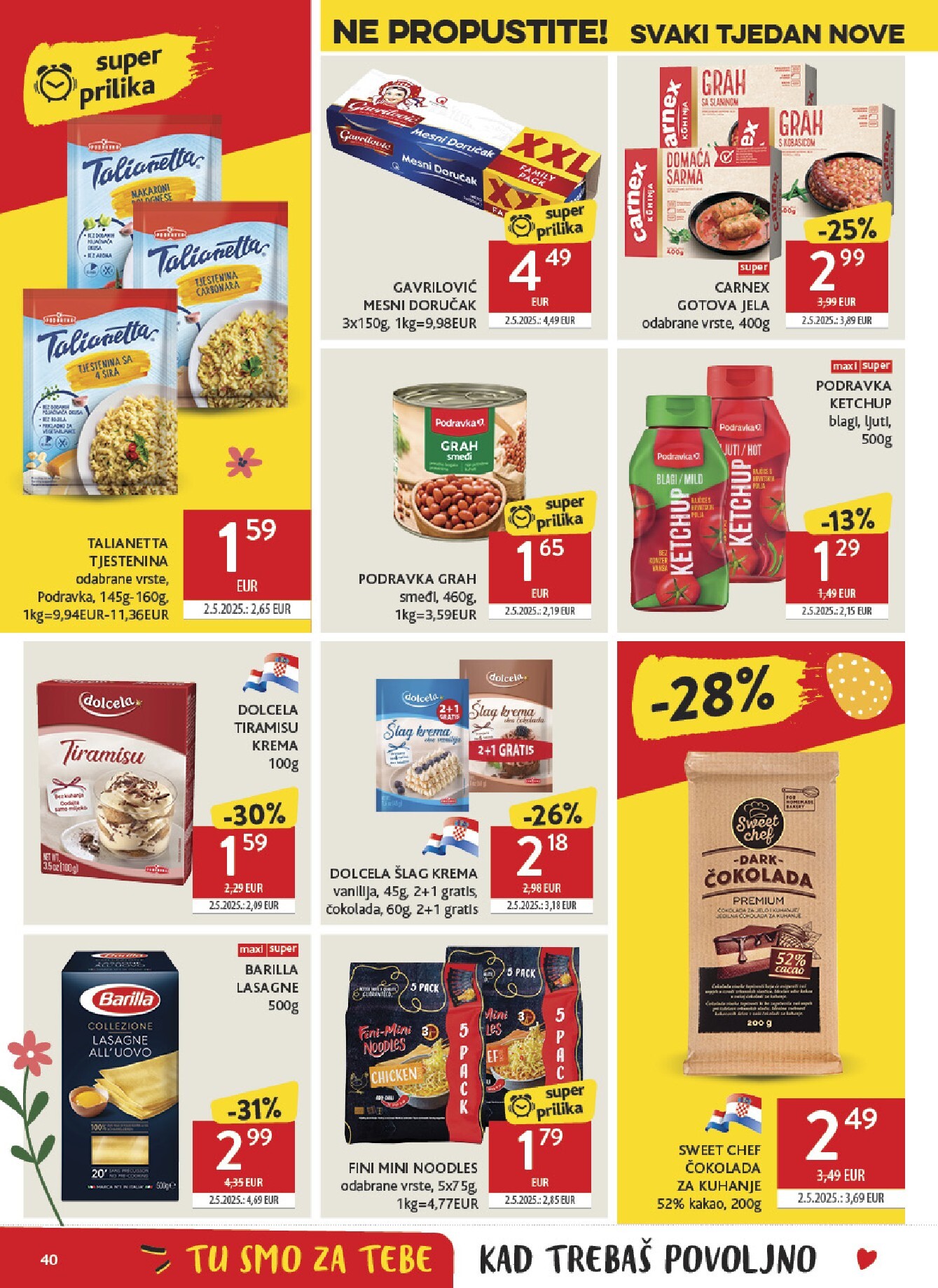 konzum - Prelistajte katalog Konzum, vrijedi od 25.03.2026 do 04.04.2026 - page: 40