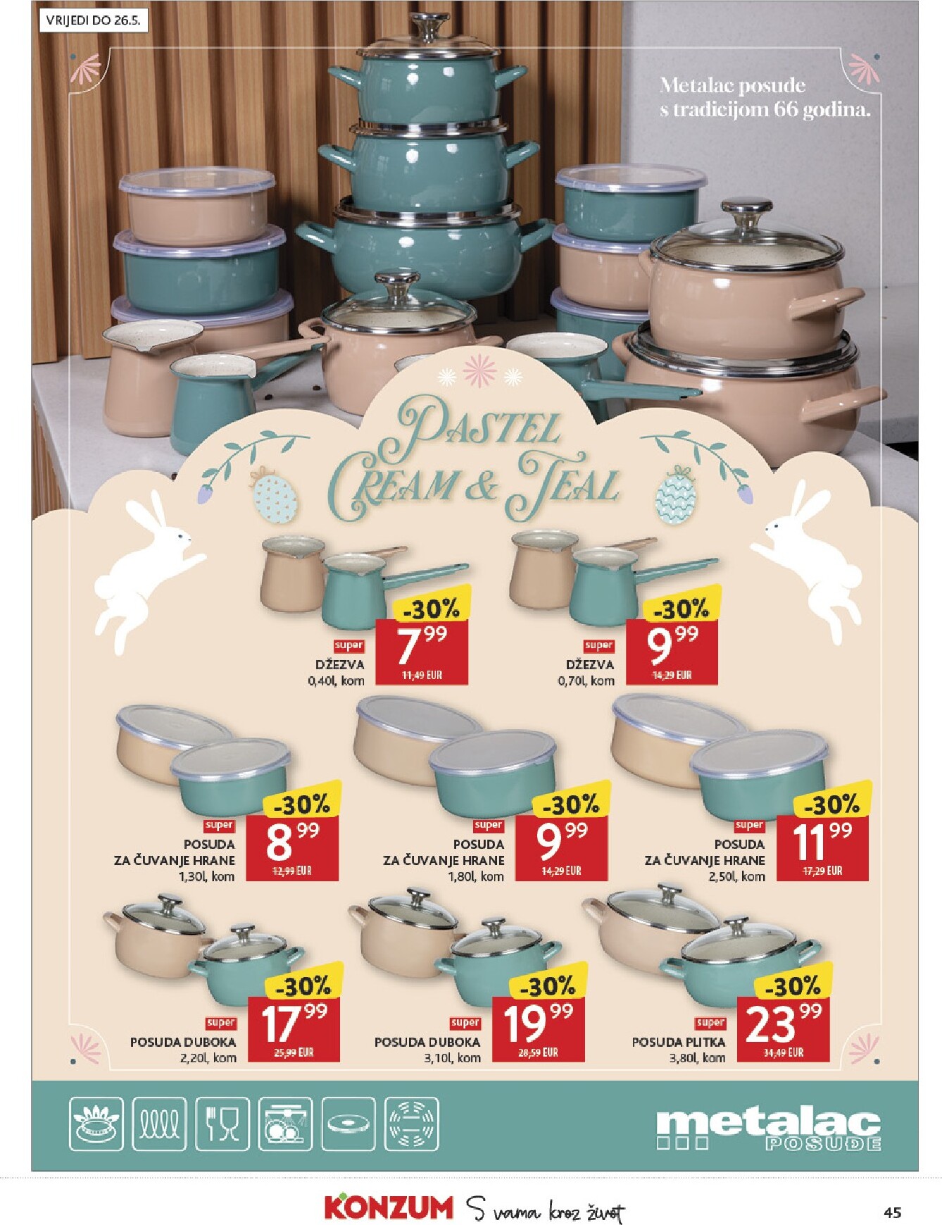 konzum - Prelistajte katalog Konzum, vrijedi od 25.03.2026 do 04.04.2026 - page: 45