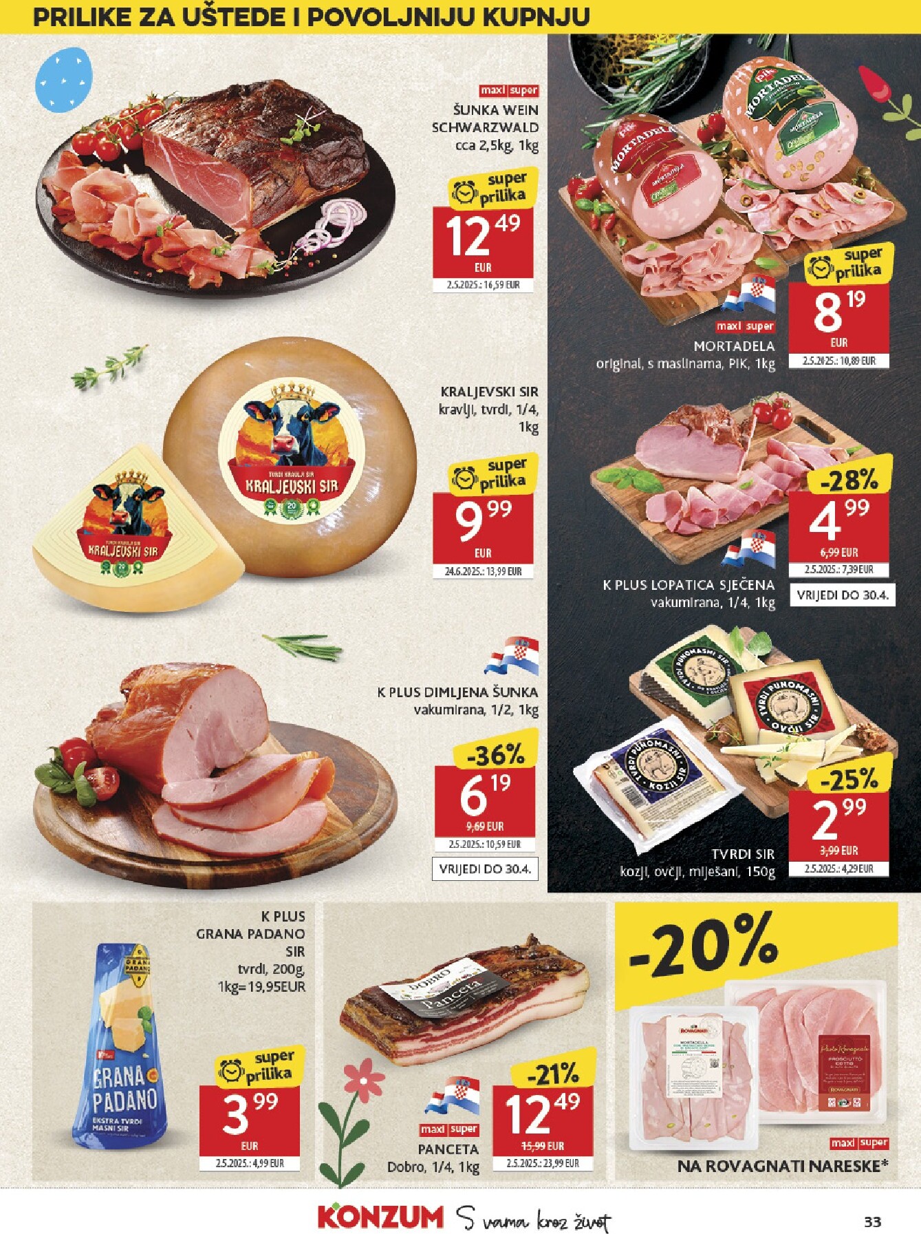 konzum - Prelistajte katalog Konzum, vrijedi od 25.03.2026 do 04.04.2026 - page: 33