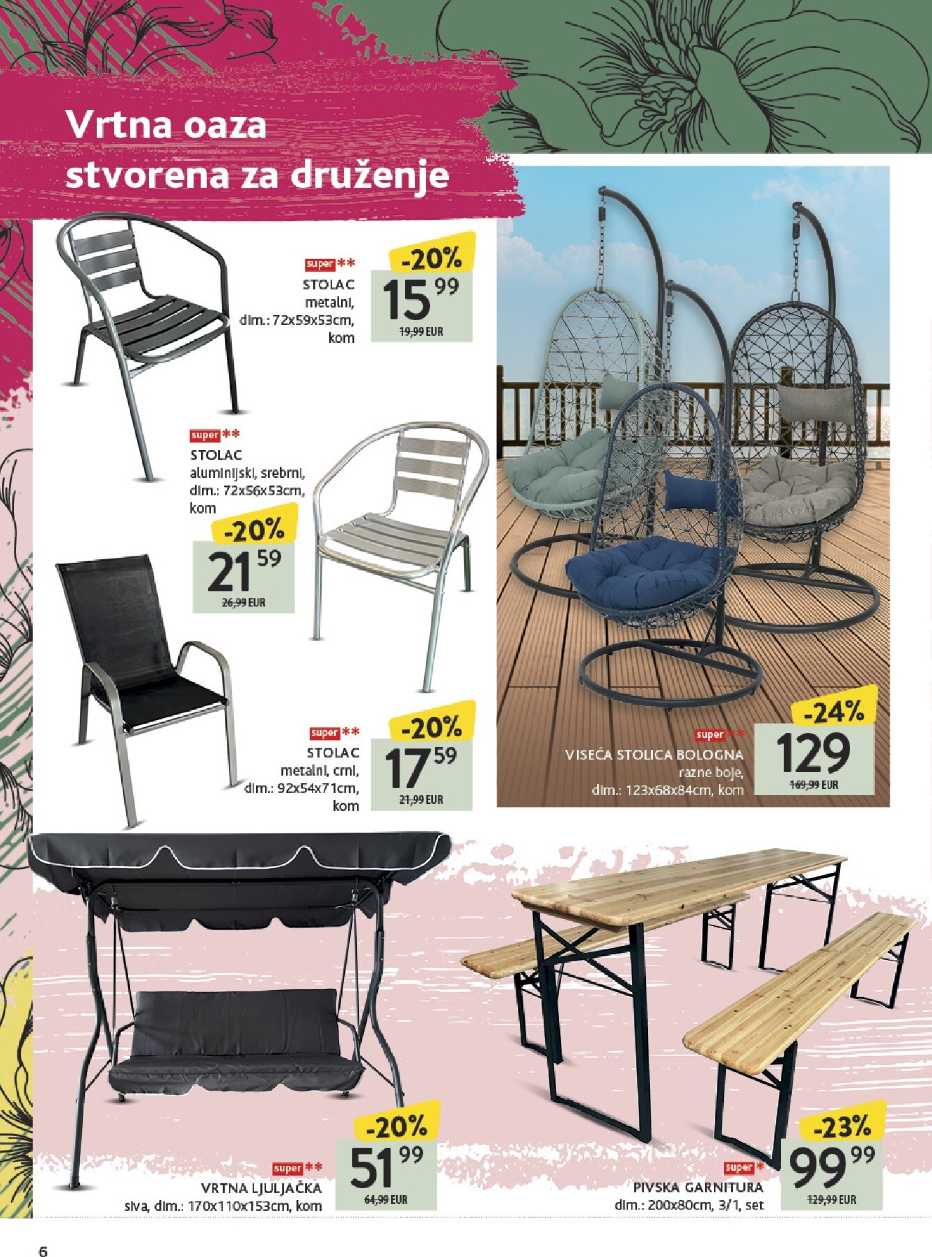 konzum - Prelistajte katalog Konzum - Katalog Vrt, vrijedi od 23.03.2026 do 19.04.2026 - page: 6