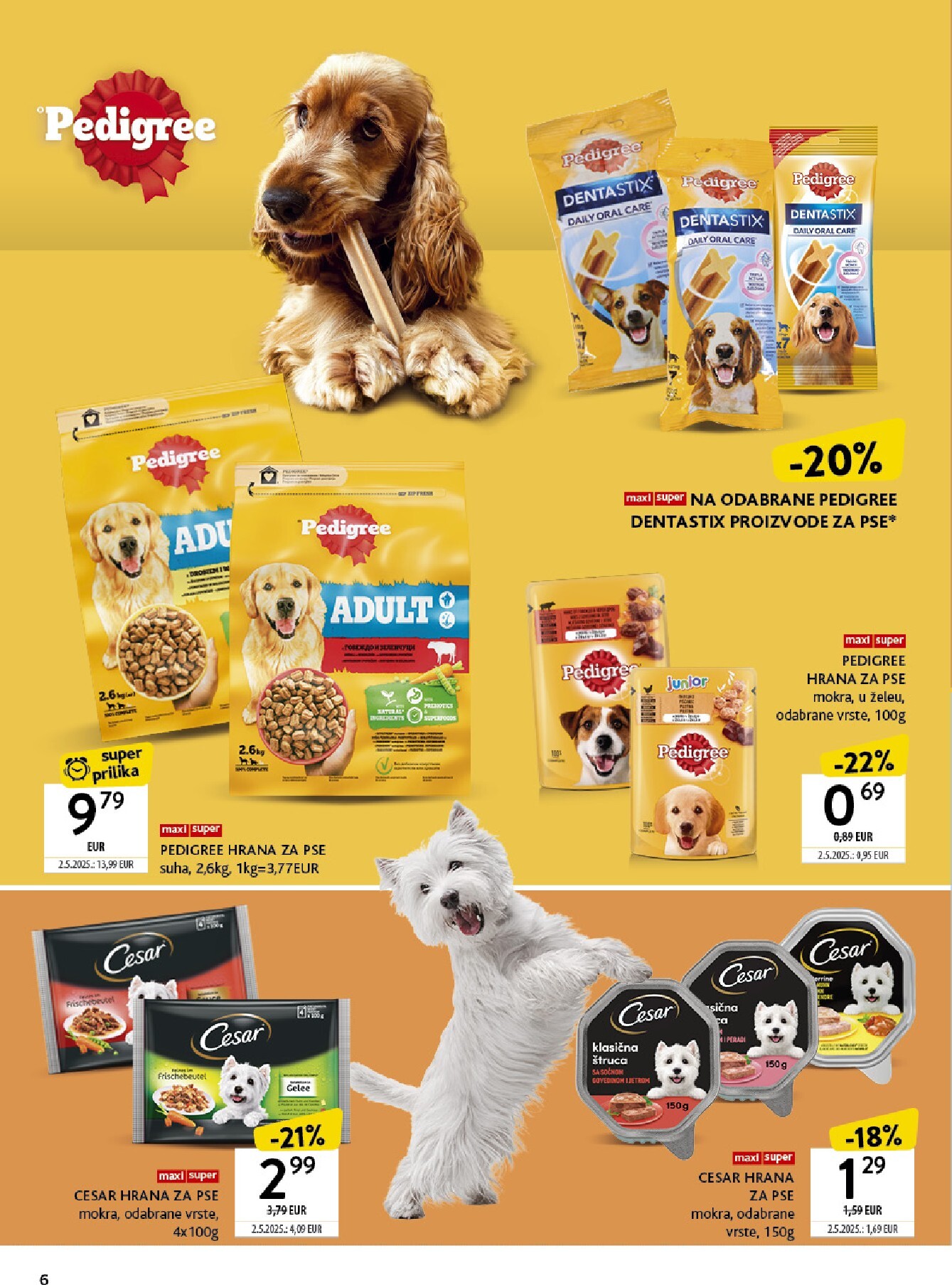 konzum - Aktualni Konzum - Tematski katalog ljubimci katalog vrijedi od ponedjeljka 13.04.2026 do nedjelje 03.05.2026 - page: 6