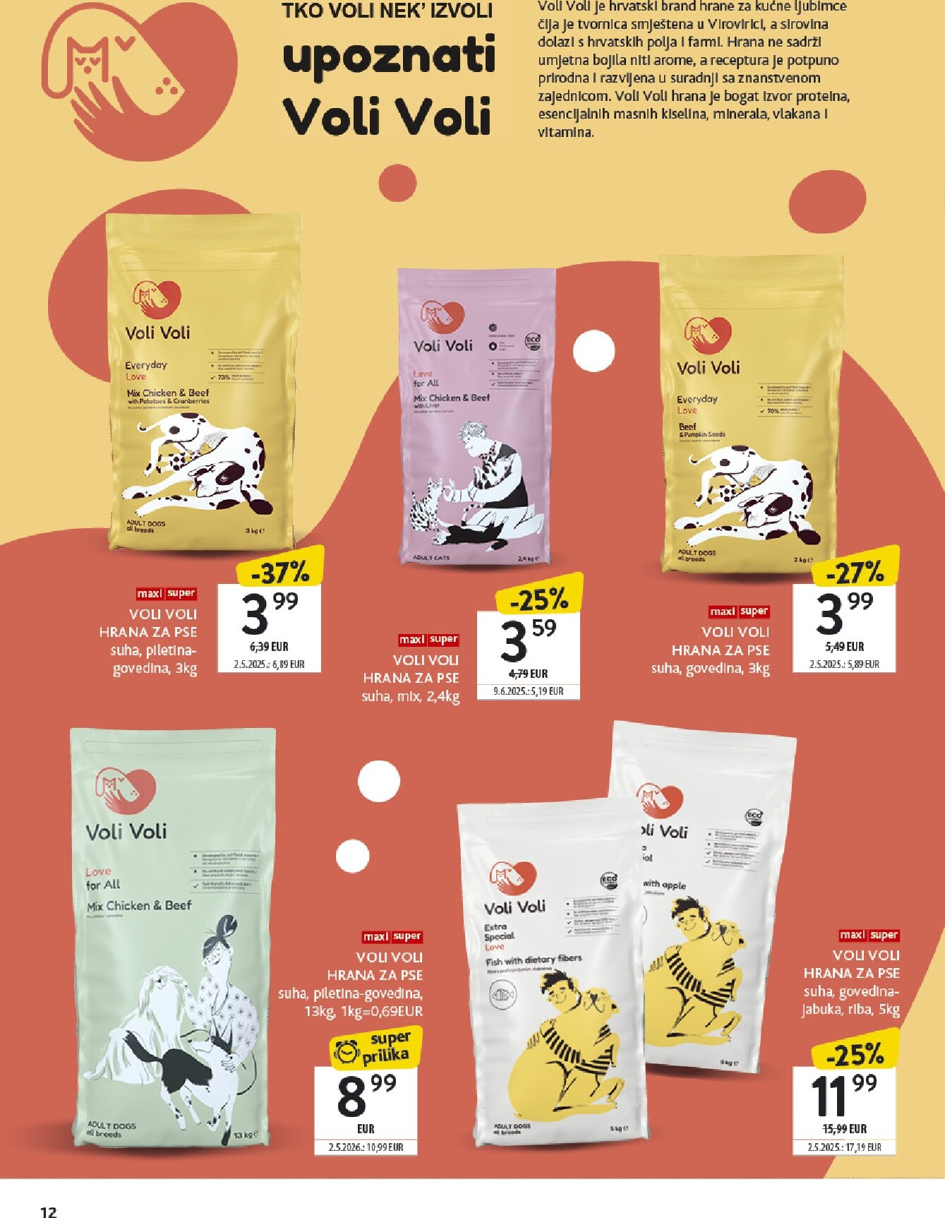 konzum - Aktualni Konzum - Tematski katalog ljubimci katalog vrijedi od ponedjeljka 13.04.2026 do nedjelje 03.05.2026 - page: 12