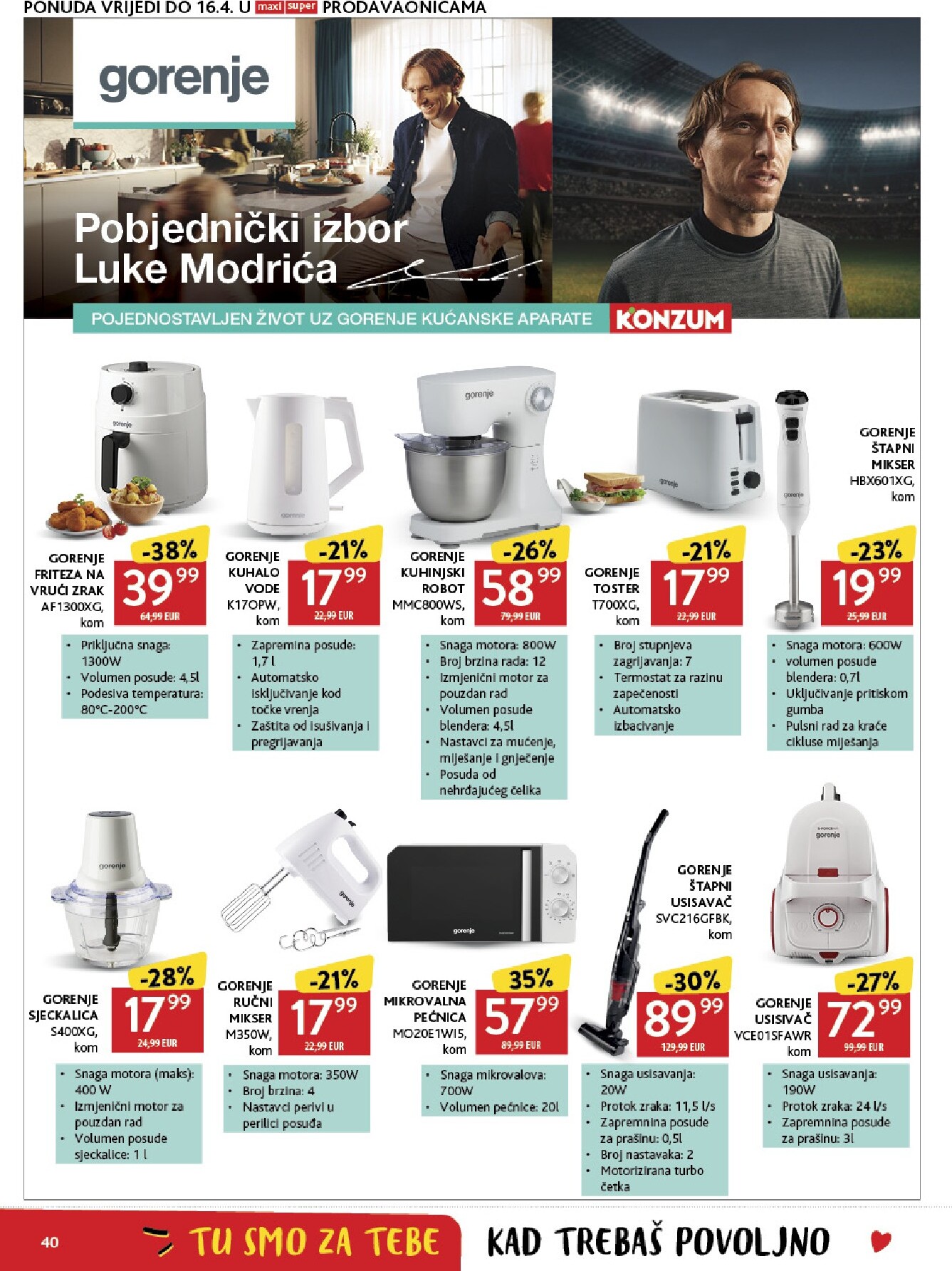 konzum - Budući Konzum letak vrijedi od srijede 15.04.2026 do utorka 21.04.2026 - page: 40