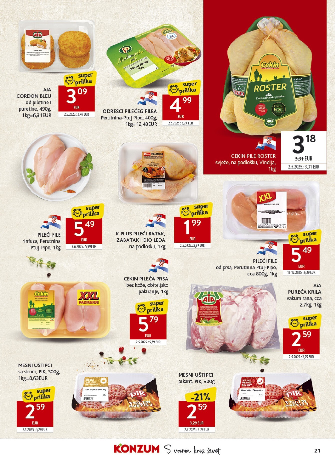 konzum - Budući Konzum letak vrijedi od srijede 15.04.2026 do utorka 21.04.2026 - page: 21