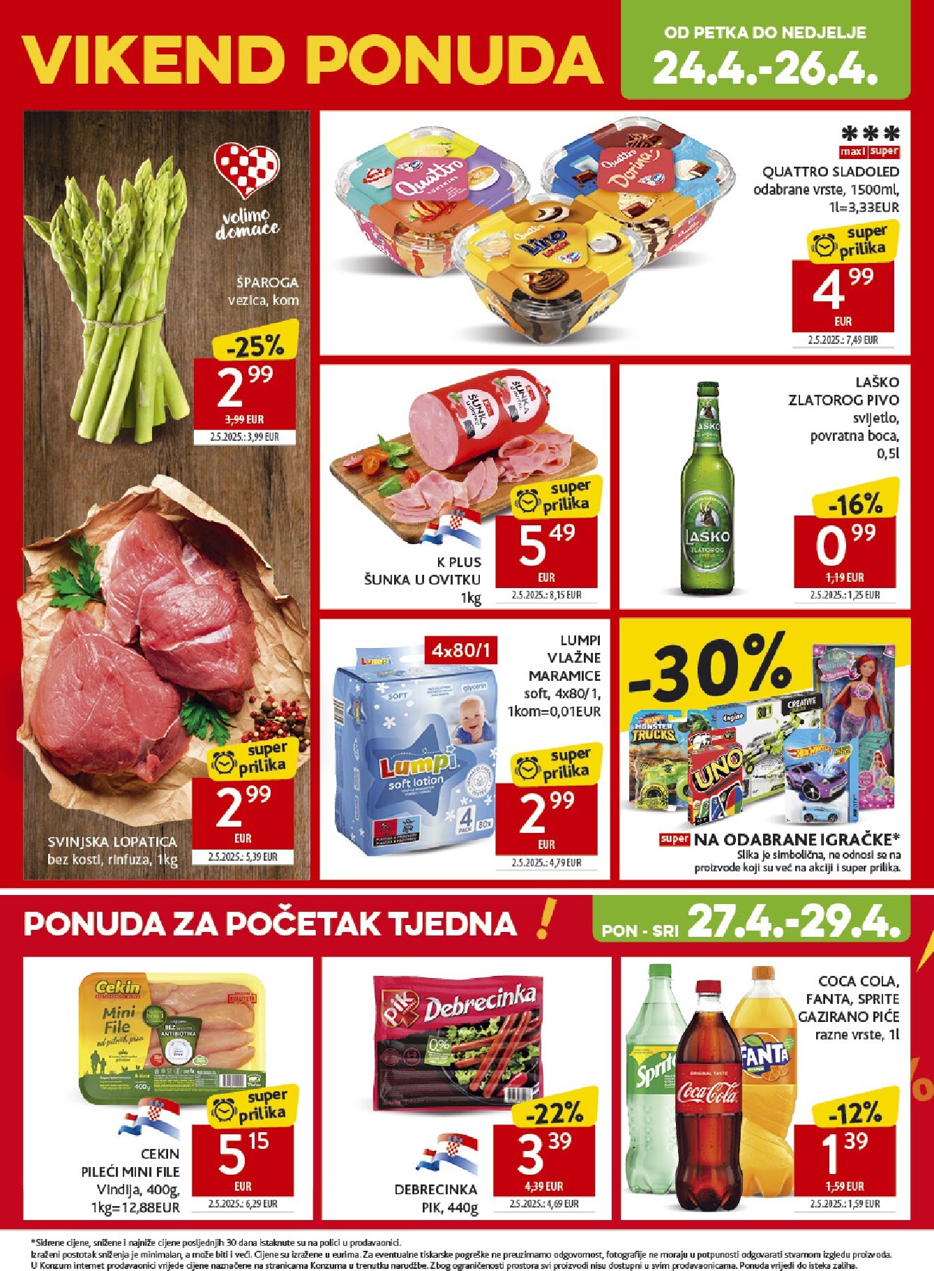 konzum - Budući Konzum letak vrijedi od srijede 22.04.2026 do utorka 28.04.2026 - page: 45