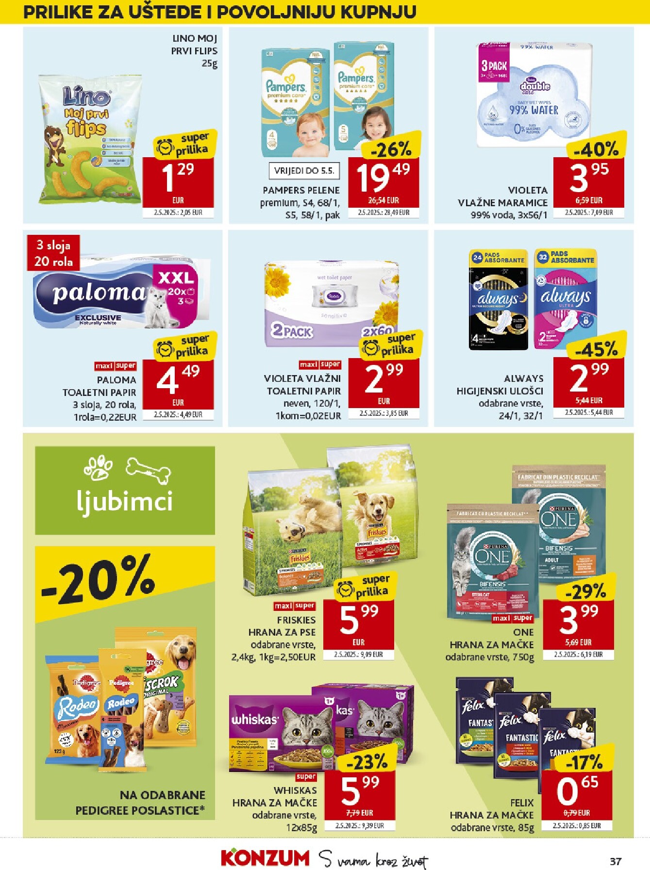 konzum - Budući Konzum letak vrijedi od srijede 22.04.2026 do utorka 28.04.2026 - page: 37