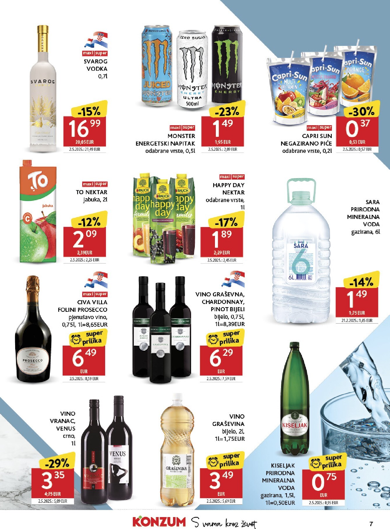 konzum - Budući Konzum letak vrijedi od srijede 22.04.2026 do utorka 28.04.2026 - page: 7