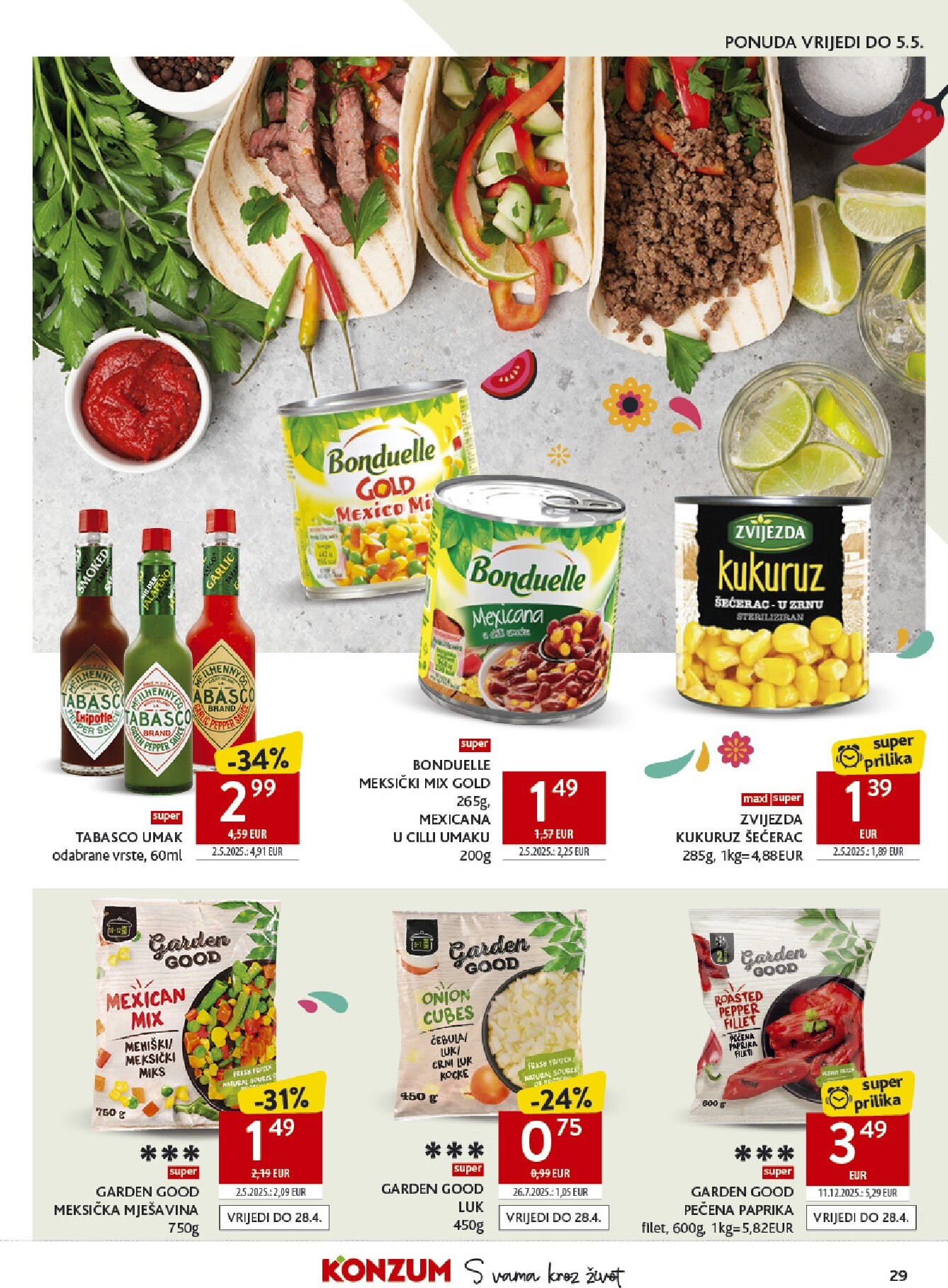 konzum - Budući Konzum letak vrijedi od srijede 22.04.2026 do utorka 28.04.2026 - page: 29