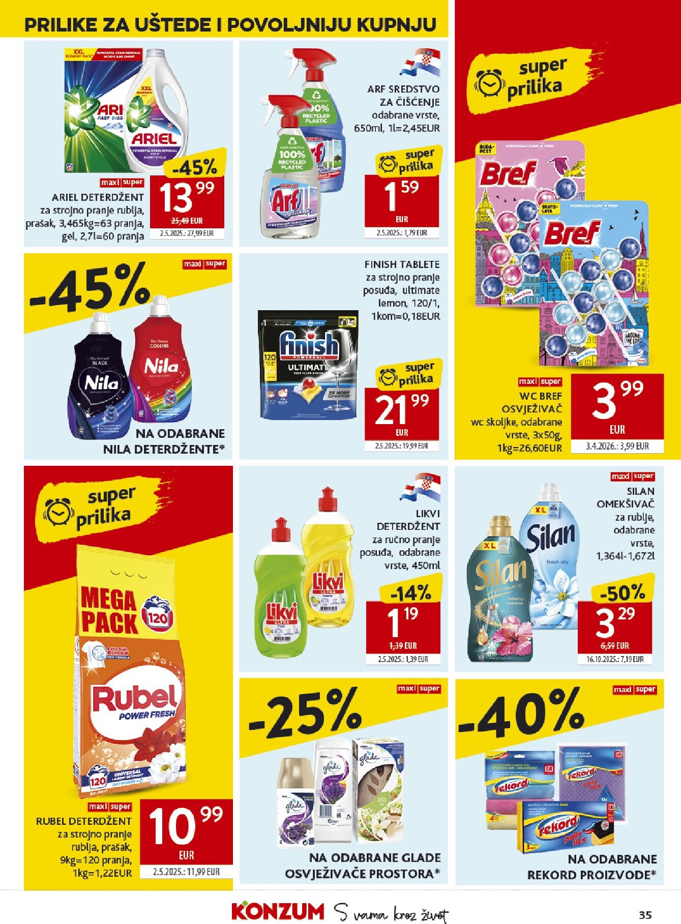 konzum - Budući Konzum letak vrijedi od srijede 22.04.2026 do utorka 28.04.2026 - page: 35