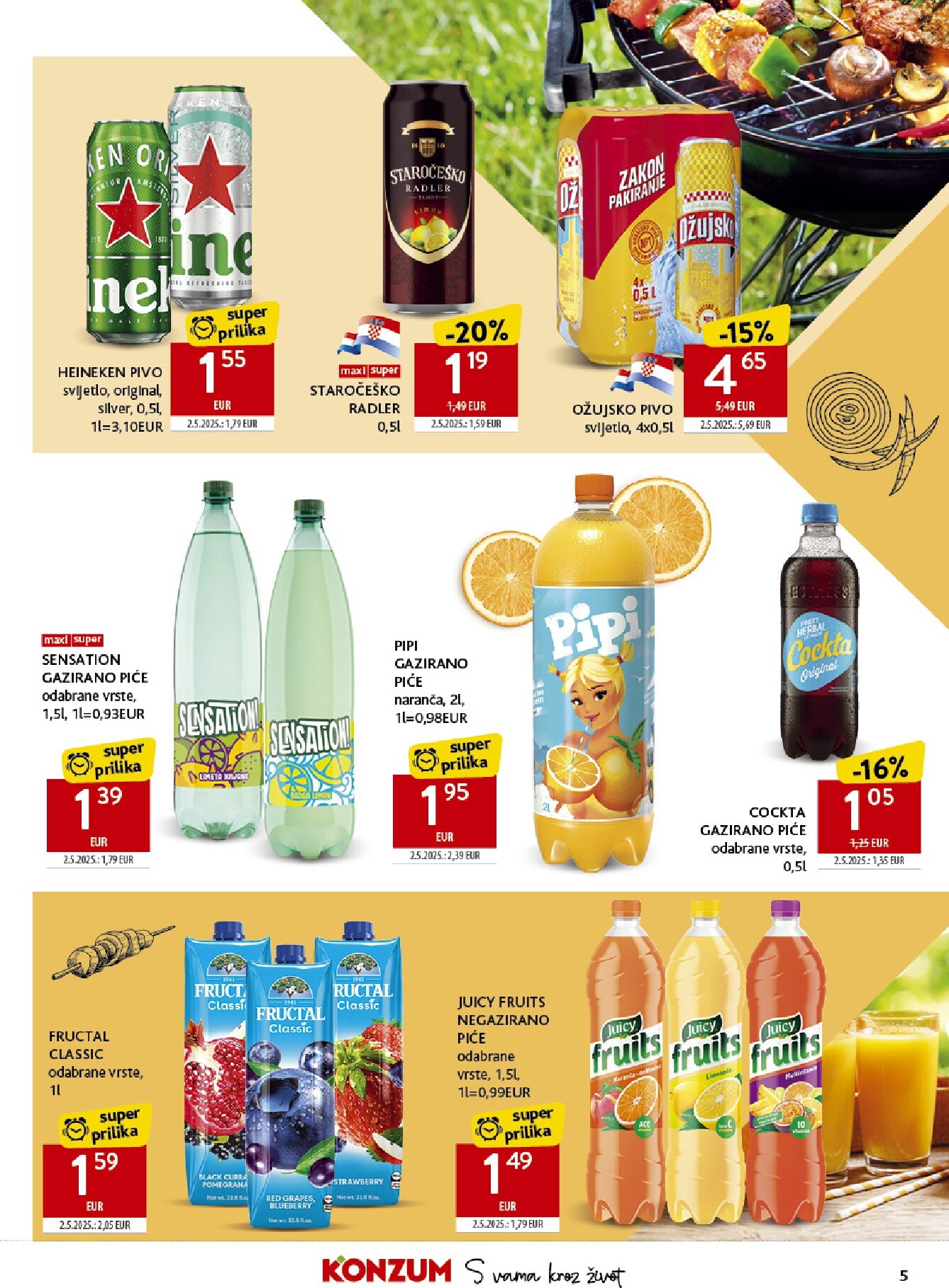 konzum - Budući Konzum letak vrijedi od srijede 22.04.2026 do utorka 28.04.2026 - page: 5