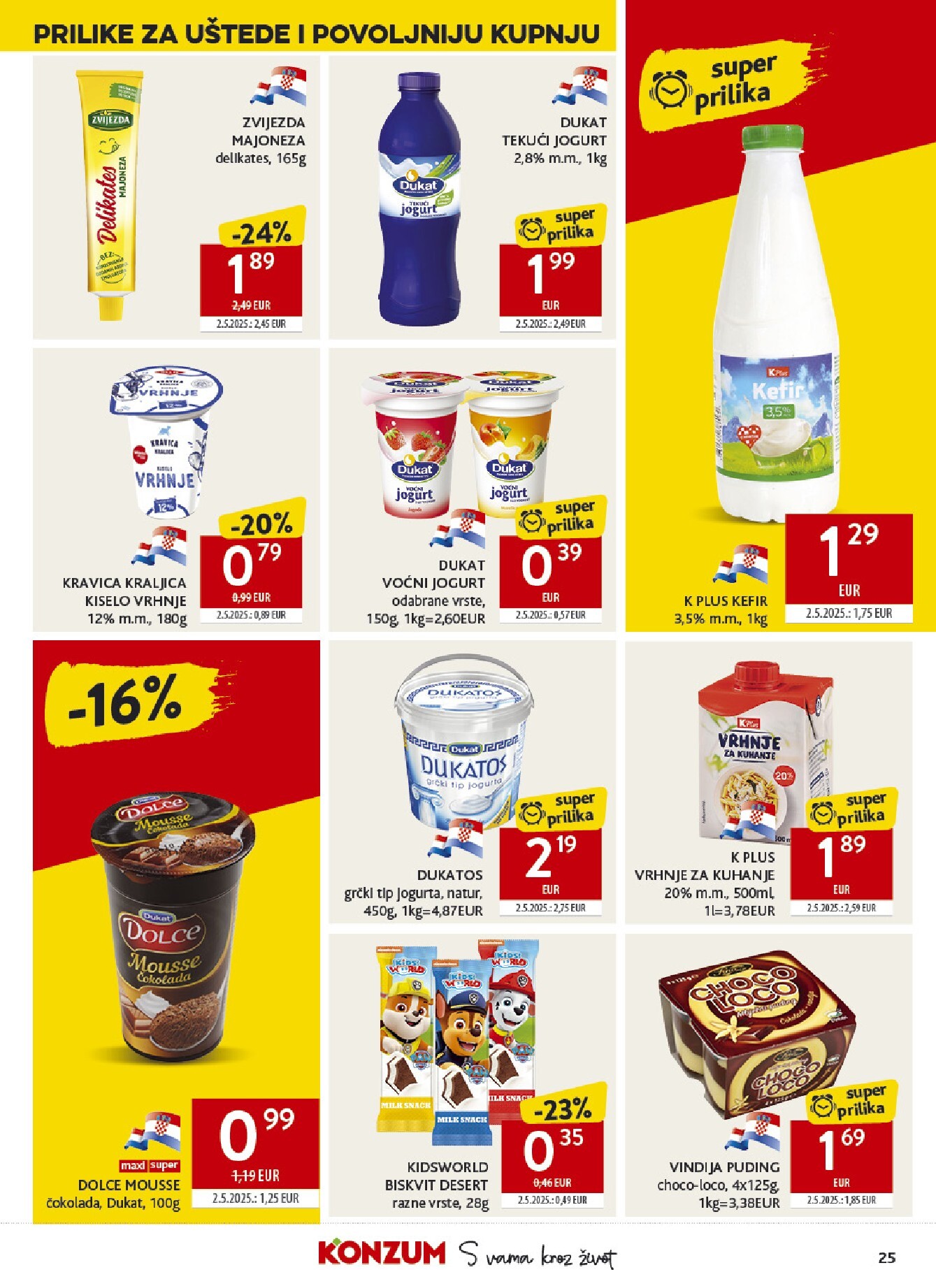 konzum - Aktualni Konzum katalog vrijedi od srijede 15.04.2026 do utorka 21.04.2026 - page: 25