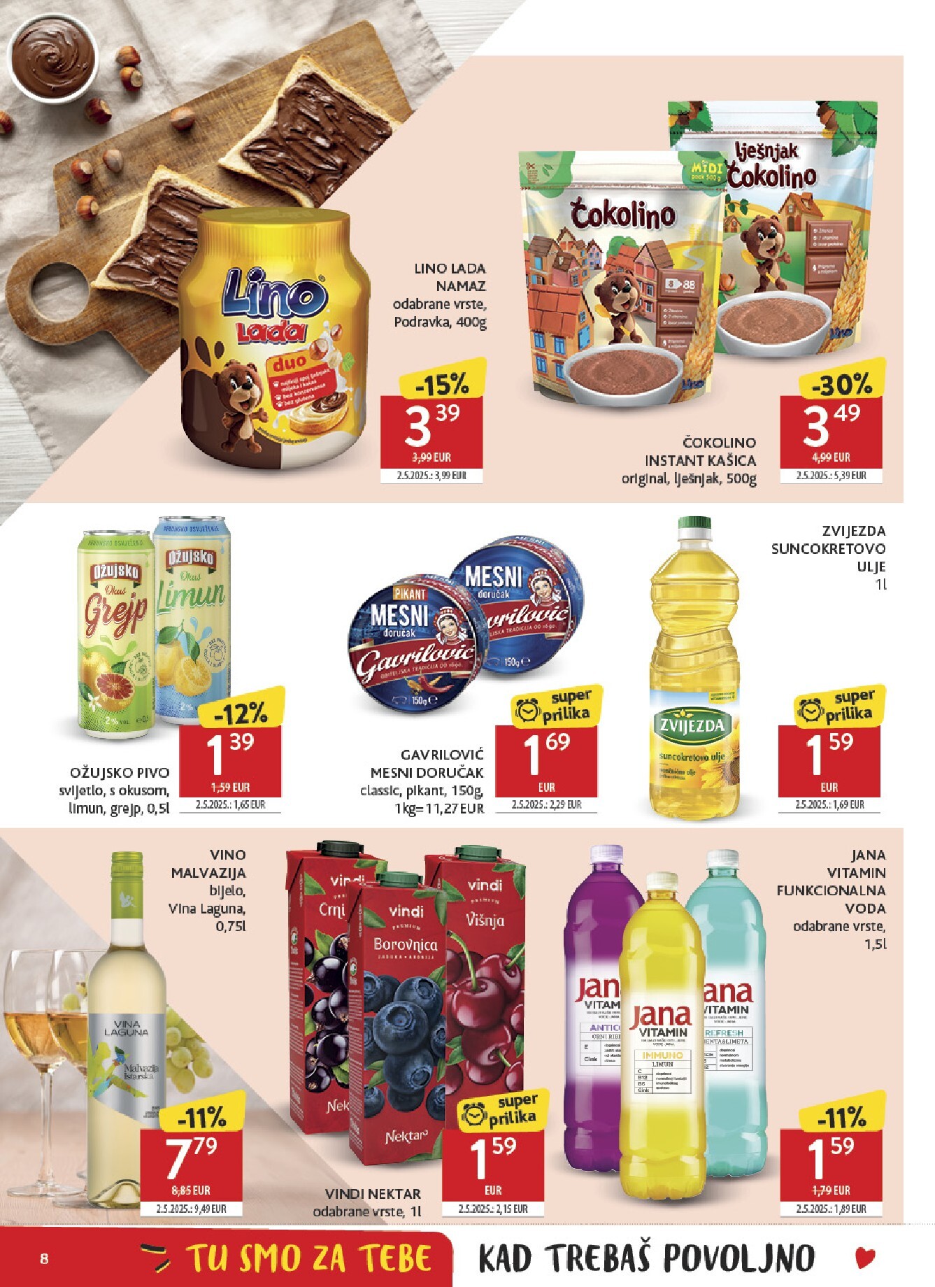 konzum - Aktualni Konzum katalog vrijedi od srijede 15.04.2026 do utorka 21.04.2026 - page: 8