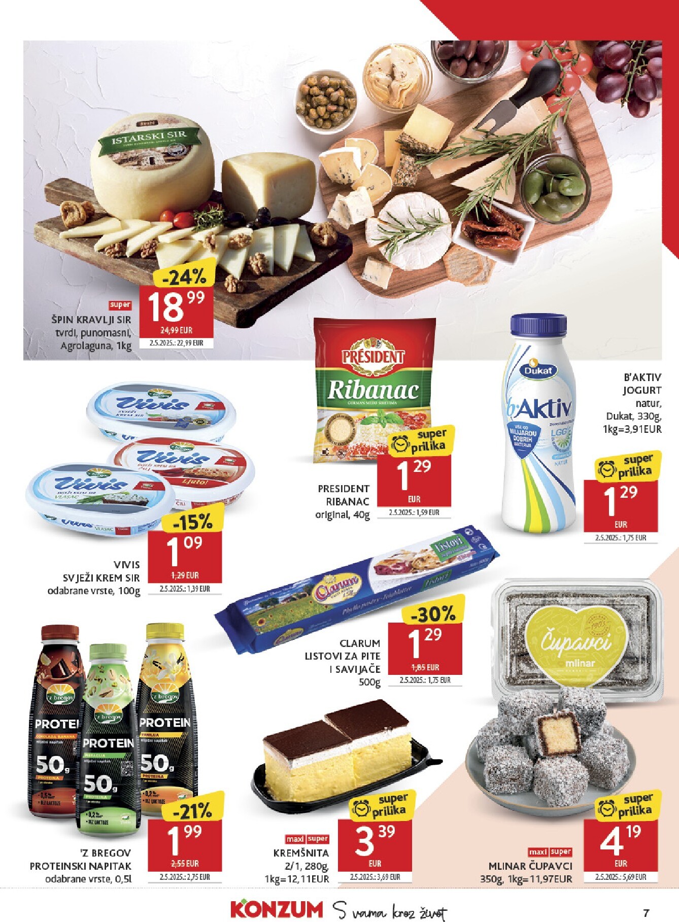 konzum - Aktualni Konzum katalog vrijedi od srijede 15.04.2026 do utorka 21.04.2026 - page: 7