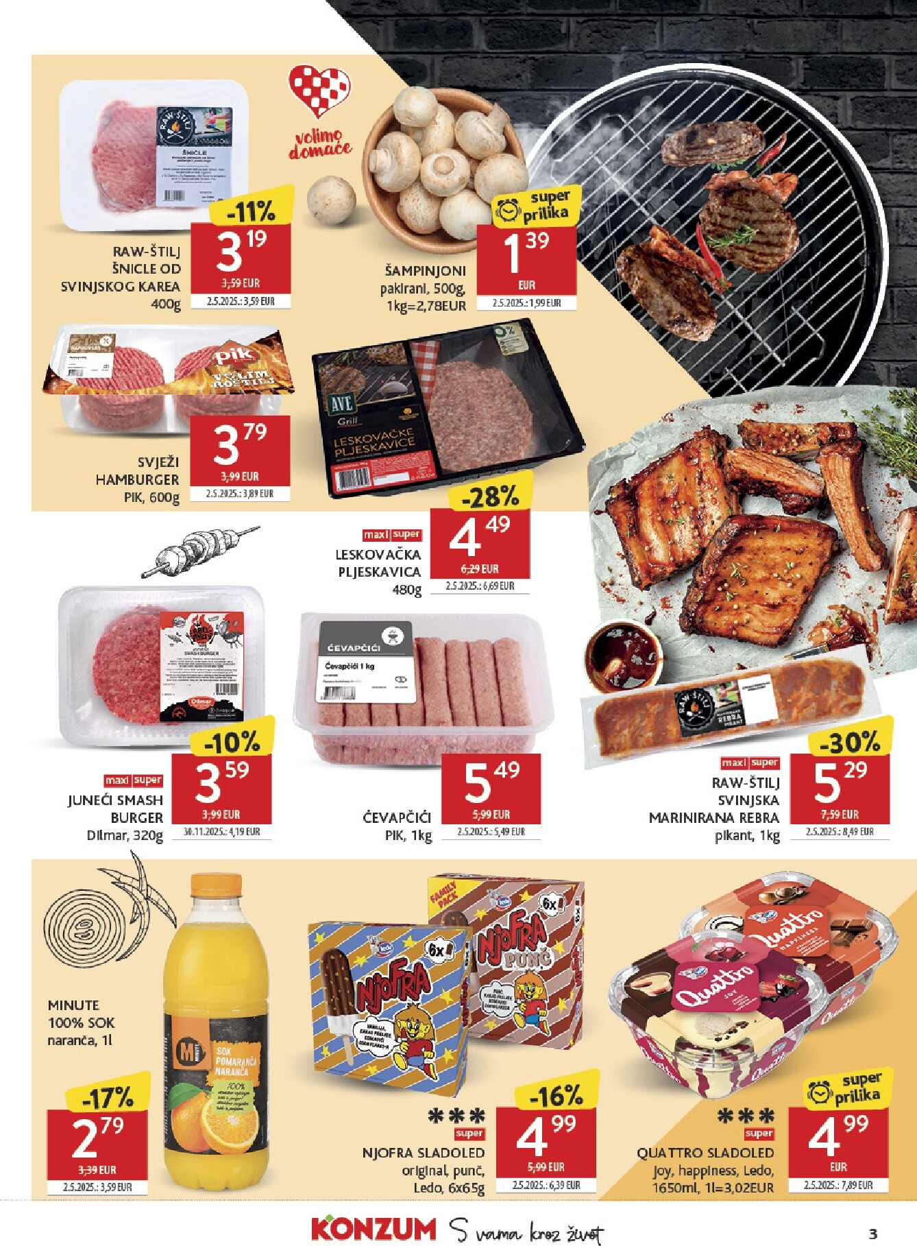 konzum - Aktualni Konzum katalog vrijedi od srijede 15.04.2026 do utorka 21.04.2026 - page: 3