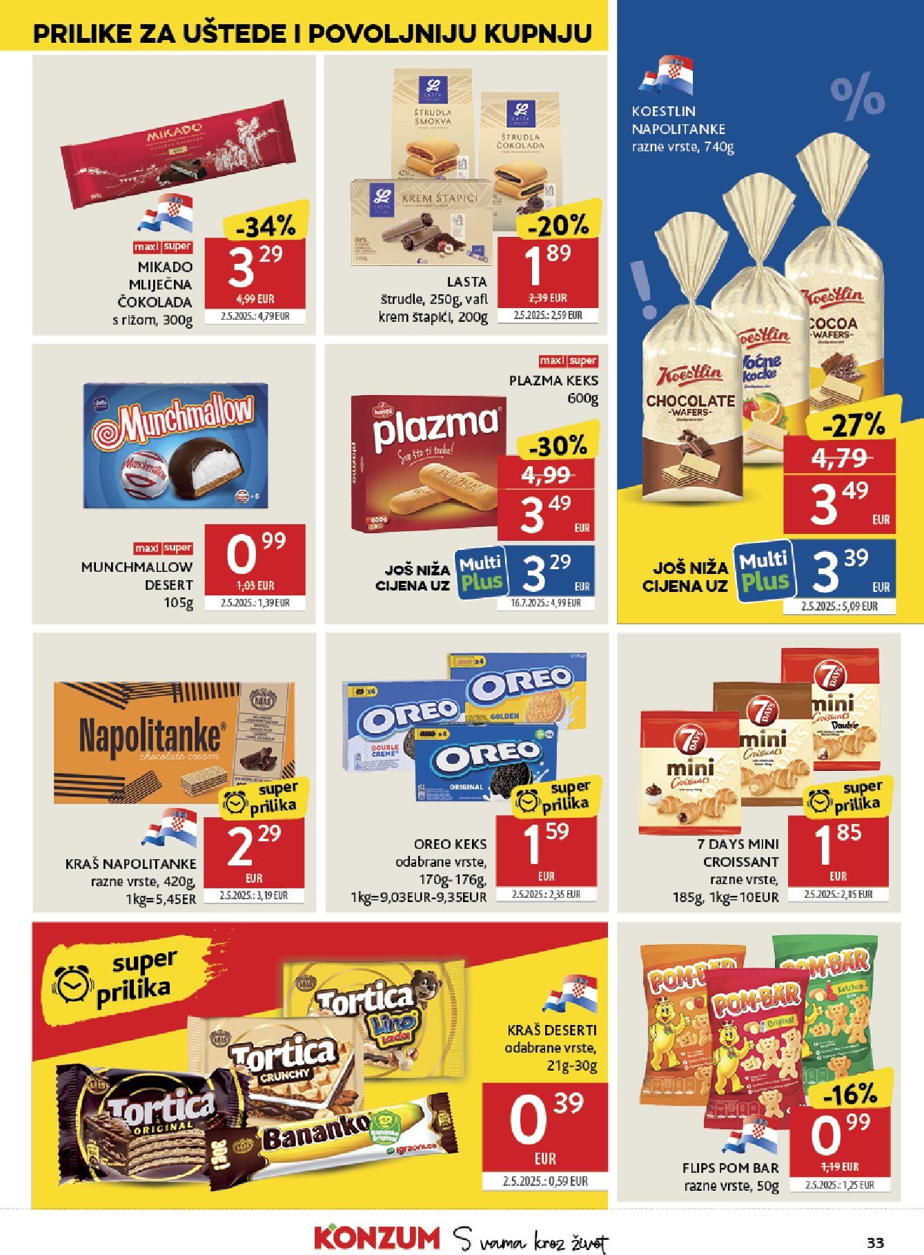 konzum - Aktualni Konzum katalog vrijedi od srijede 15.04.2026 do utorka 21.04.2026 - page: 33