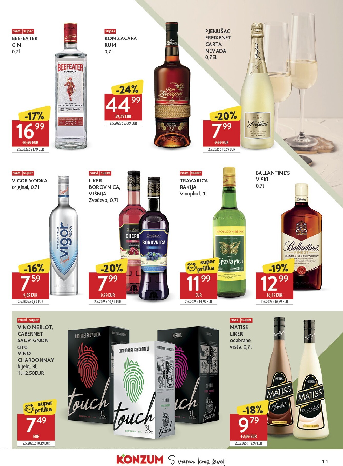 konzum - Aktualni Konzum katalog vrijedi od srijede 15.04.2026 do utorka 21.04.2026 - page: 11