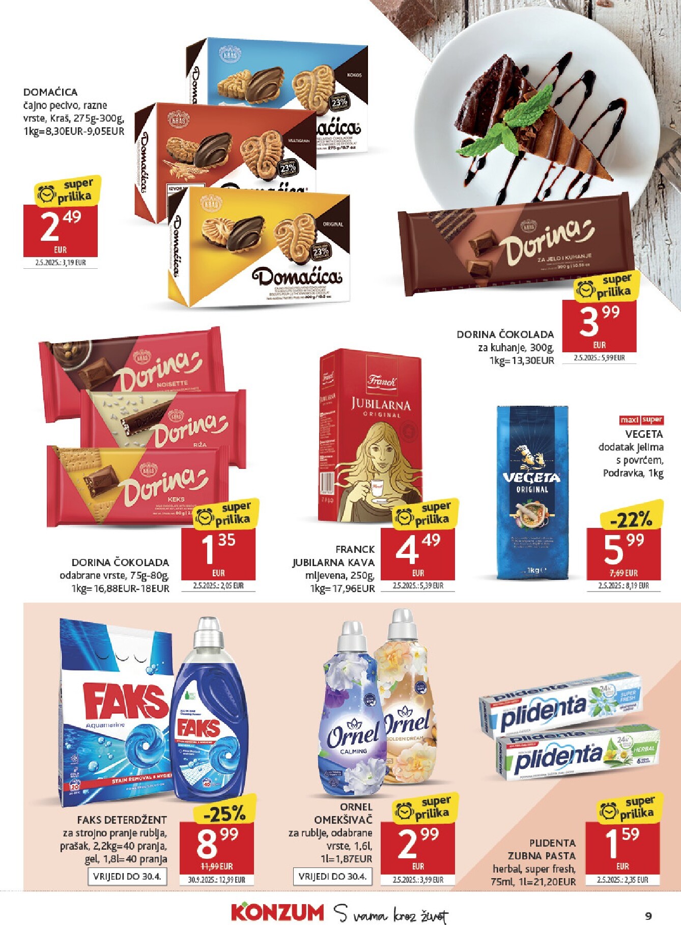 konzum - Aktualni Konzum katalog vrijedi od srijede 15.04.2026 do utorka 21.04.2026 - page: 9