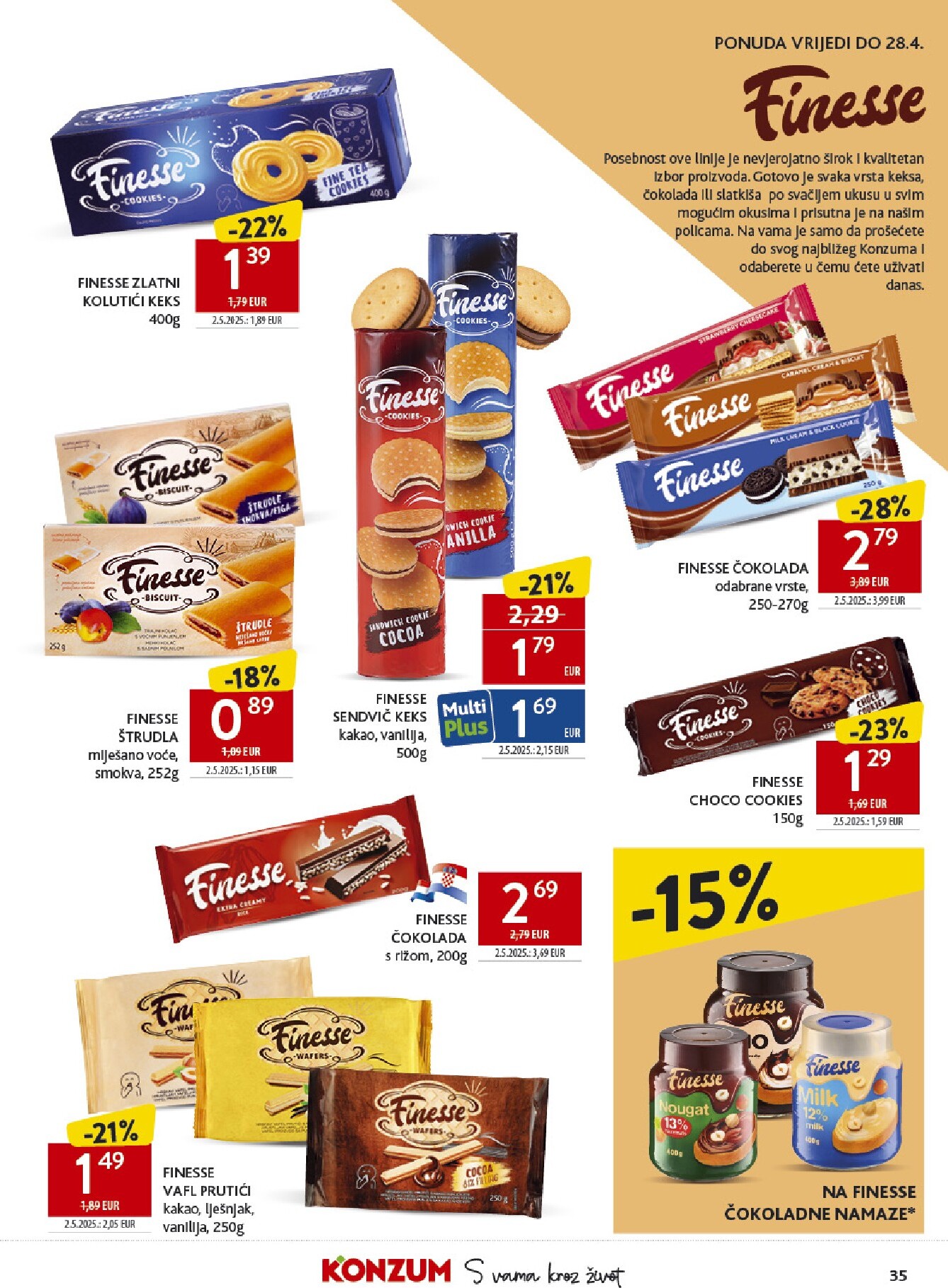 konzum - Aktualni Konzum katalog vrijedi od srijede 15.04.2026 do utorka 21.04.2026 - page: 35