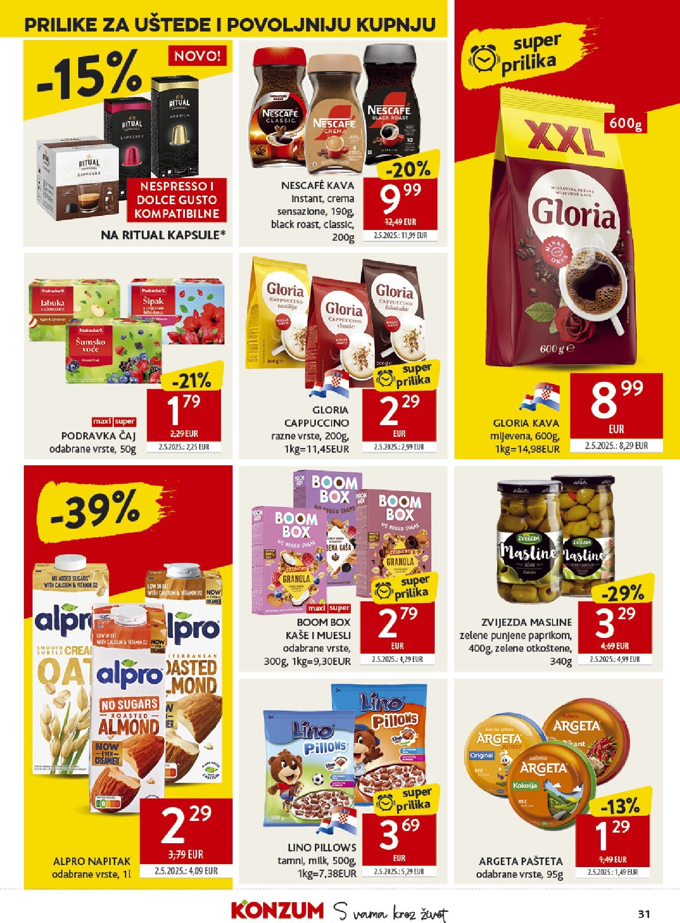 konzum - Aktualni Konzum katalog vrijedi od srijede 15.04.2026 do utorka 21.04.2026 - page: 31