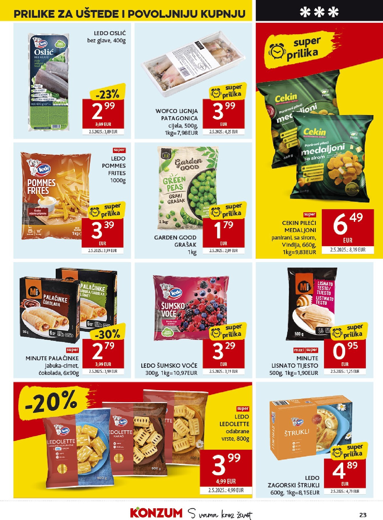 konzum - Aktualni Konzum katalog vrijedi od srijede 15.04.2026 do utorka 21.04.2026 - page: 23