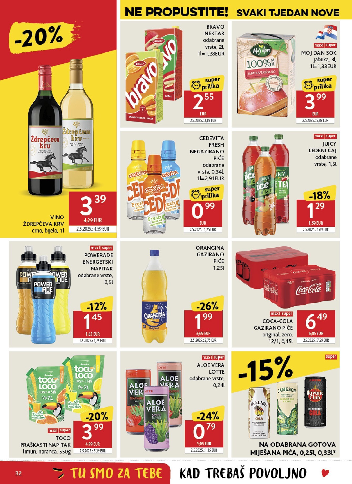 konzum - Aktualni Konzum katalog vrijedi od srijede 15.04.2026 do utorka 21.04.2026 - page: 32