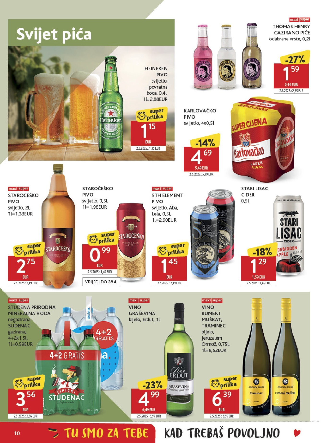 konzum - Aktualni Konzum katalog vrijedi od srijede 15.04.2026 do utorka 21.04.2026 - page: 10
