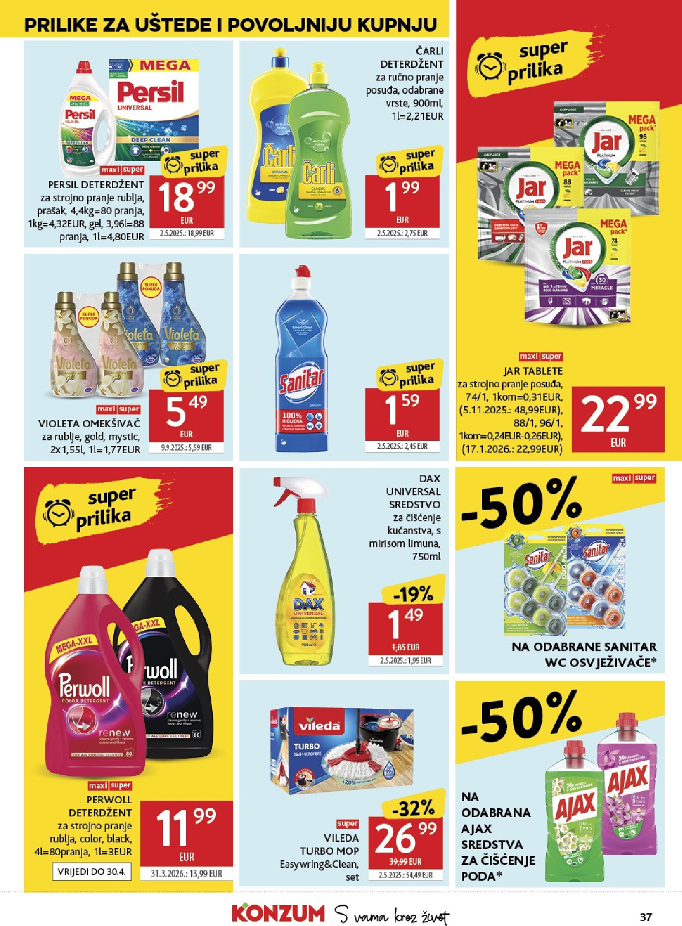 konzum - Aktualni Konzum katalog vrijedi od srijede 15.04.2026 do utorka 21.04.2026 - page: 37